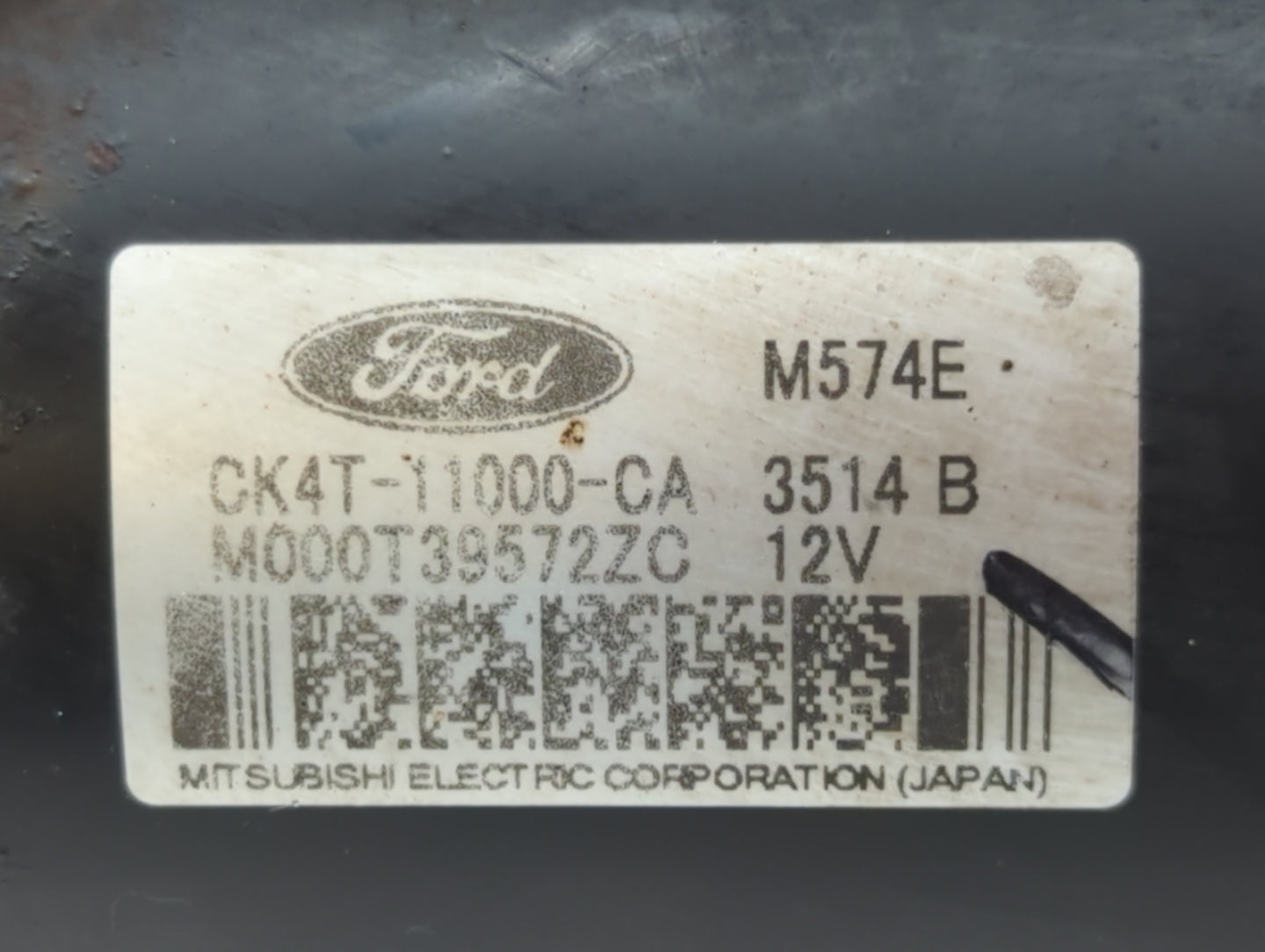 2015 Ford Expedition Car Starter Motor Solenoid OEM P/N:M000T39572ZC CK4T-11000-CA Fits Fits 2016 2017 2018 2019 2020 OEM Us