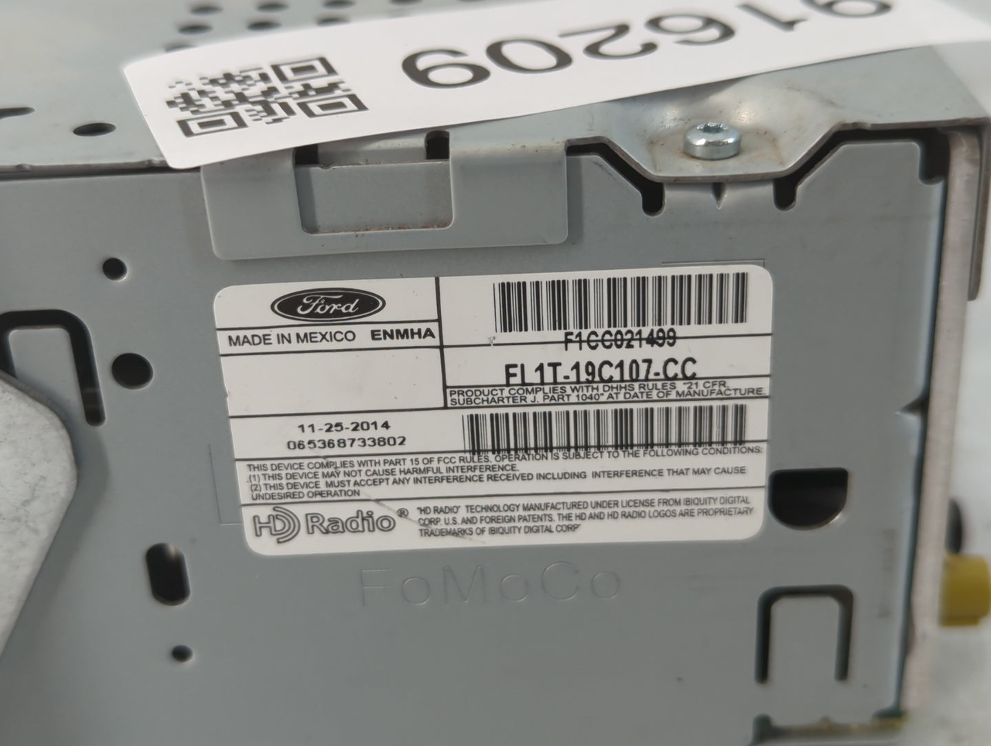 2015-2017 Ford Expedition Radio AM FM Cd Player Receiver Replacement P/N:FL1T-19C107-CC Fits Fits 2015 2016 2017 OEM Used Au