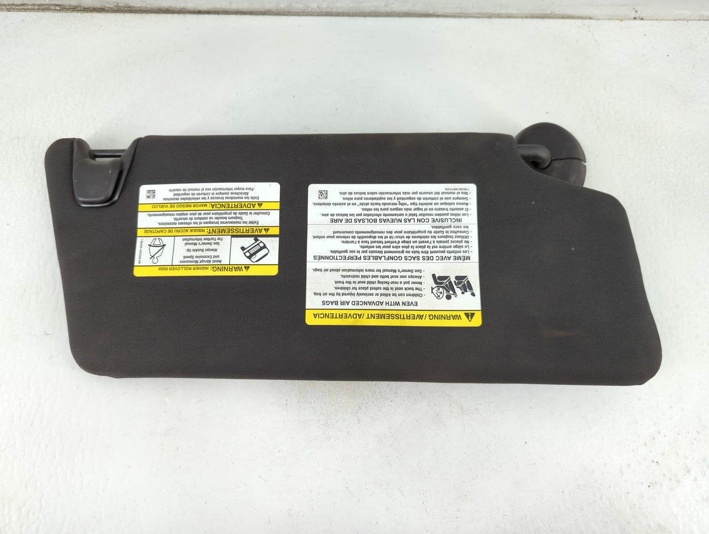 2011-2015 Ford Explorer Sun Visor Shade Replacement Passenger Right Mirror Fits Fits 2011 2012 2013 2014 2015 OEM Used Auto 