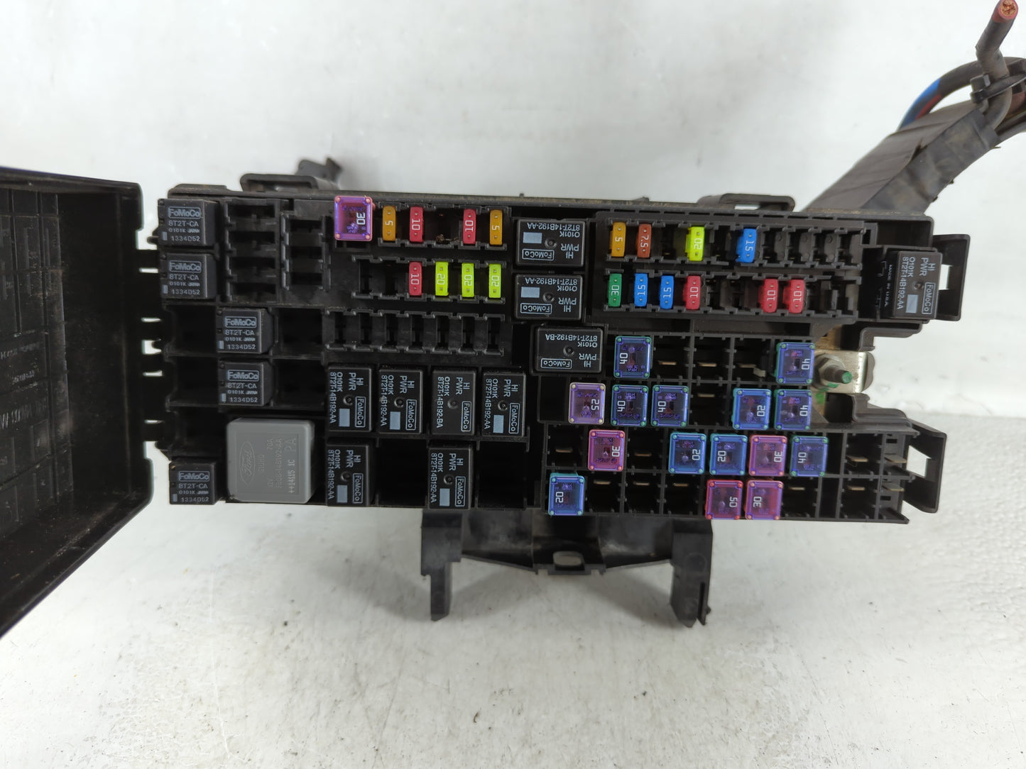2014-2015 Ford Explorer Fusebox Fuse Box Panel Relay Module P/N:BT4T-14A003-AA Fits Fits 2014 2015 OEM Used Auto Parts - Oem