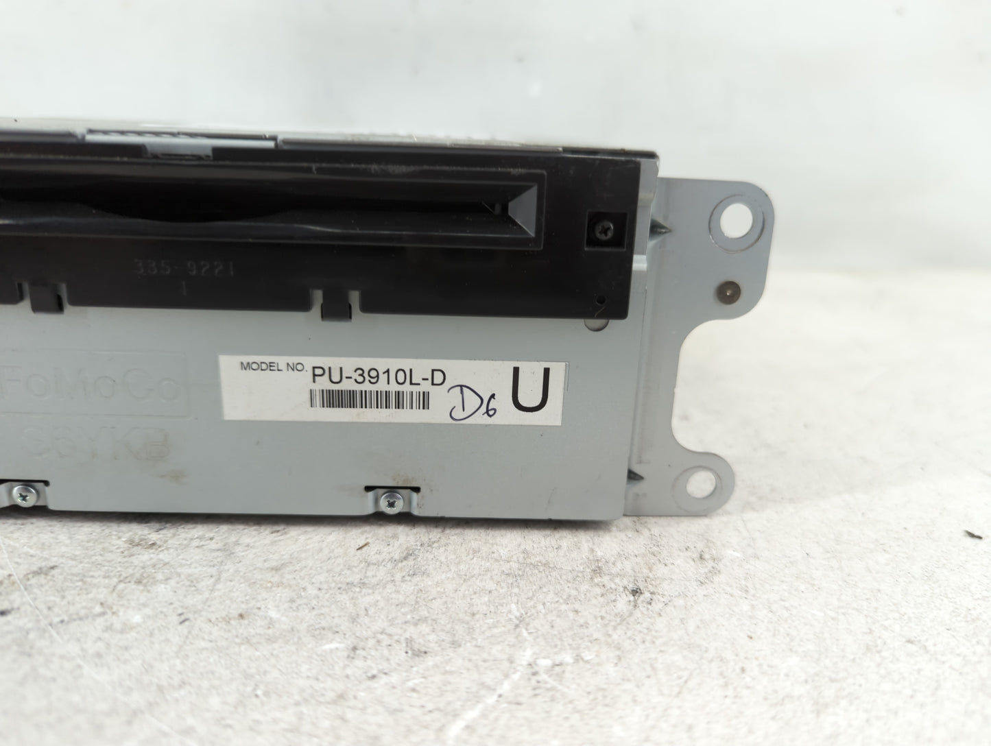 2014-2015 Ford Explorer Radio AM FM Cd Player Receiver Replacement P/N:EB5T-19C107-HA Fits Fits 2014 2015 OEM Used Auto Part