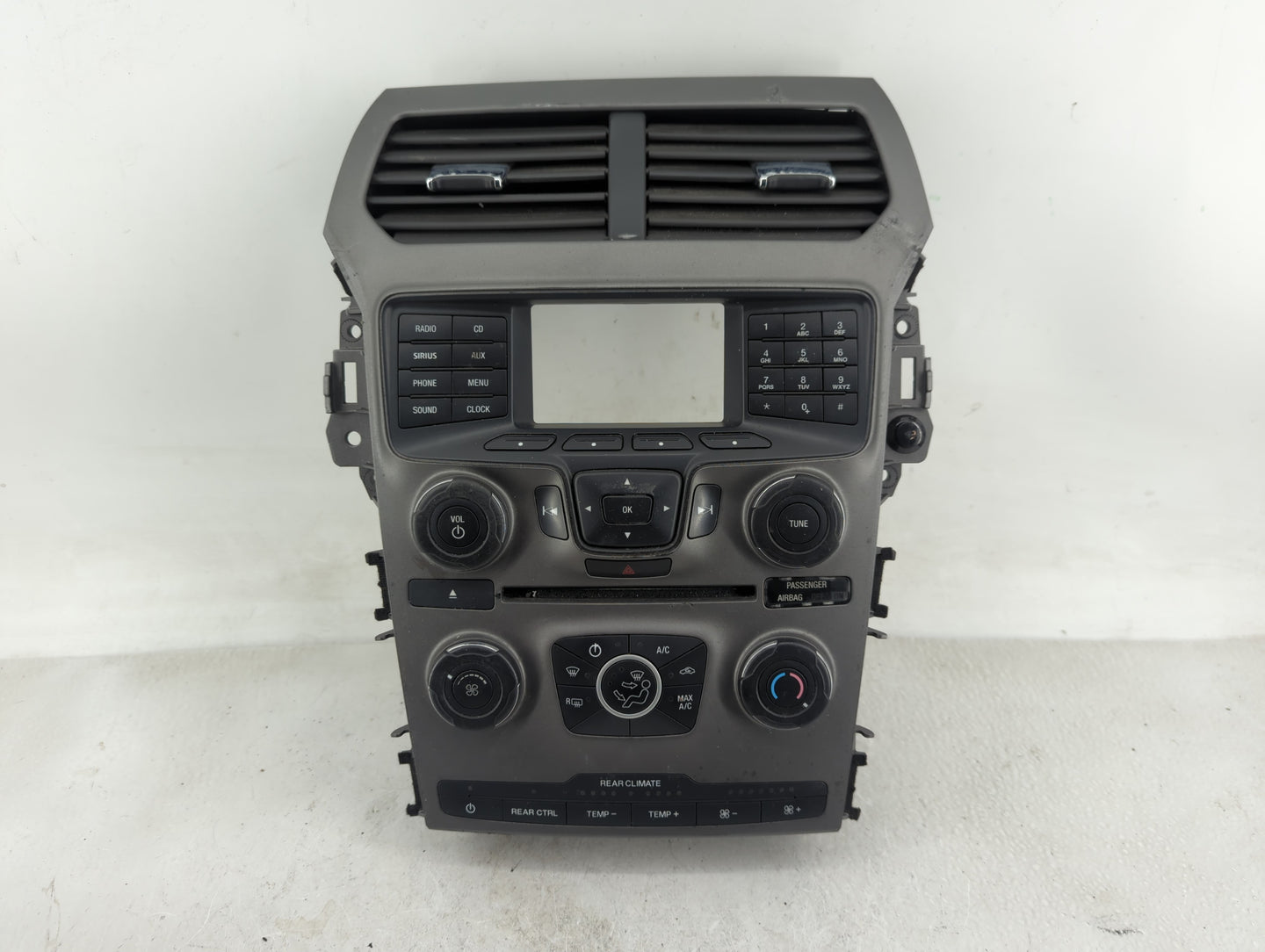2014-2015 Ford Explorer Radio AM FM Cd Player Receiver Replacement P/N:EB5T-18A802-AA Fits Fits 2014 2015 OEM Used Auto Part