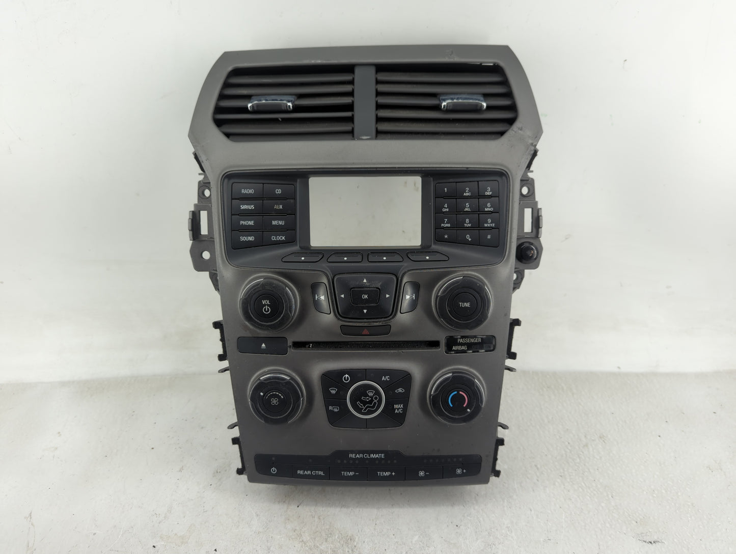 2014-2015 Ford Explorer Radio AM FM Cd Player Receiver Replacement P/N:EB5T-18A802-AA Fits Fits 2014 2015 OEM Used Auto Part