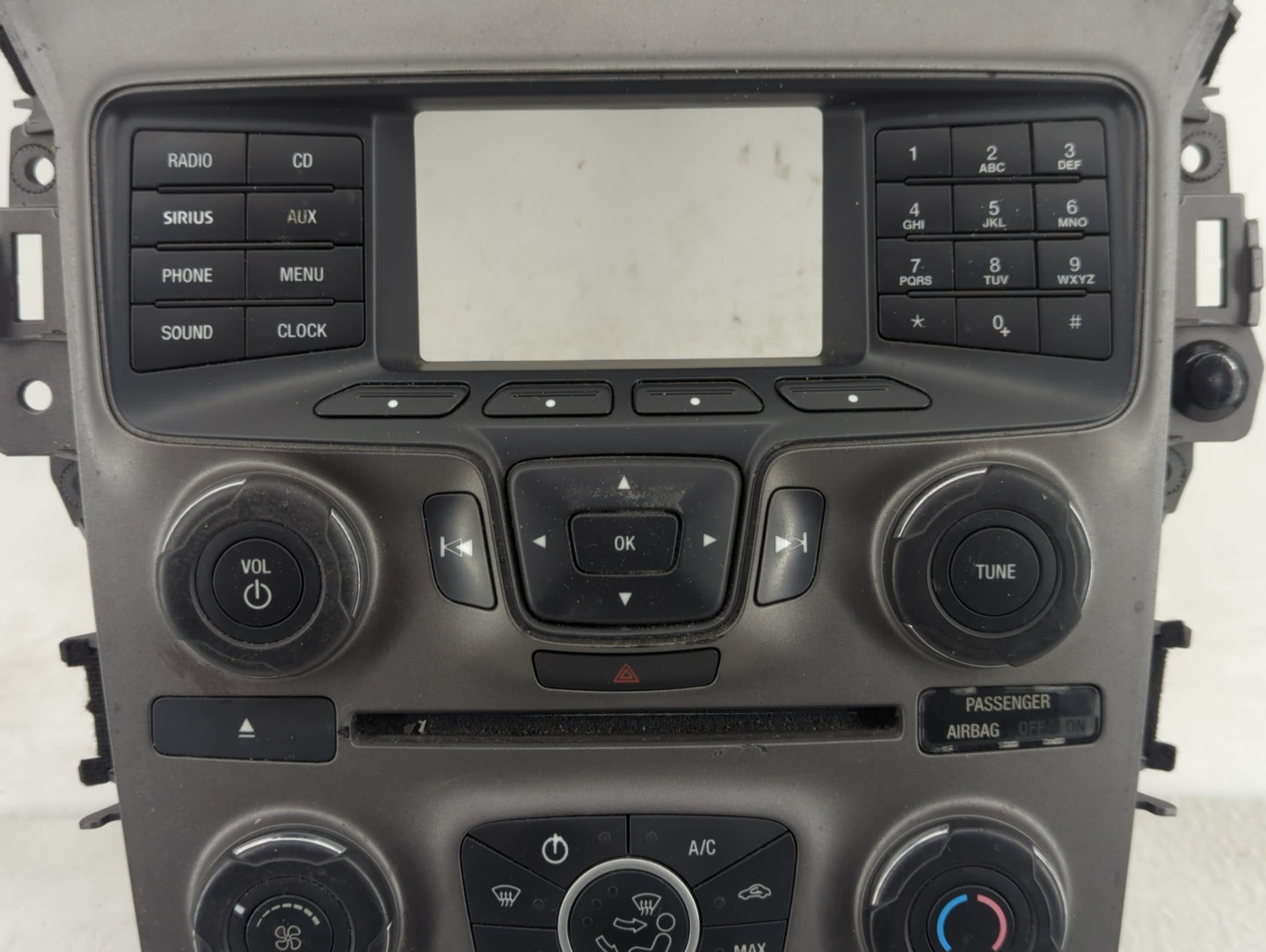 2014-2015 Ford Explorer Radio AM FM Cd Player Receiver Replacement P/N:EB5T-18A802-AA Fits Fits 2014 2015 OEM Used Auto Part