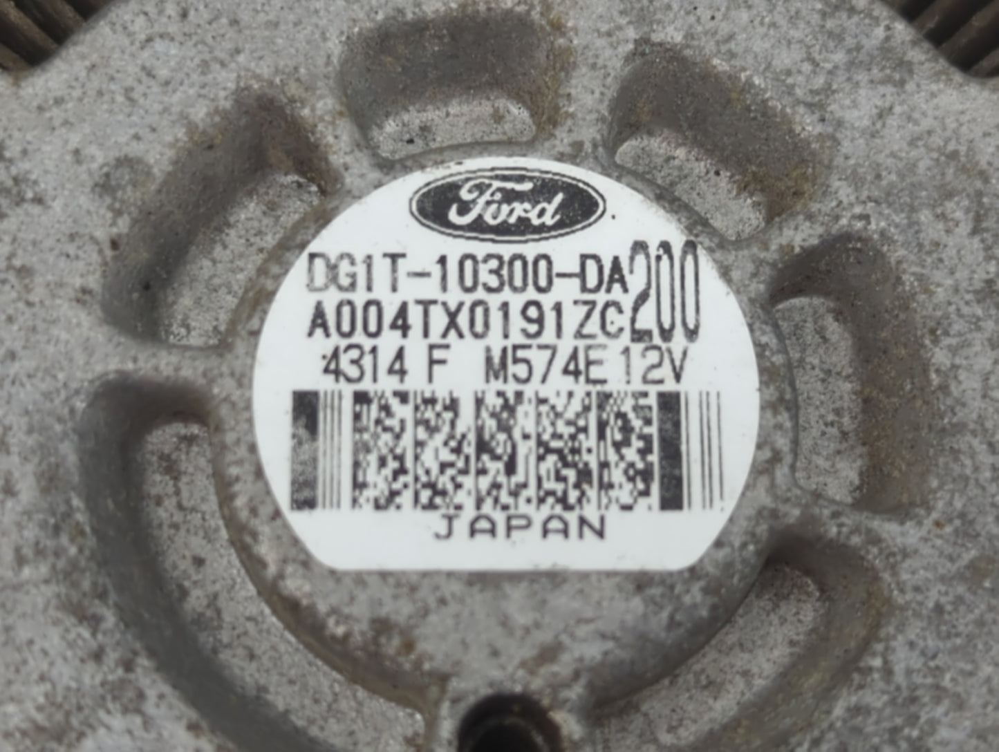 2011-2015 Ford Explorer Alternator Replacement Generator Charging Assembly Engine OEM P/N:DG1T-10300-DA Fits OEM Used Auto P