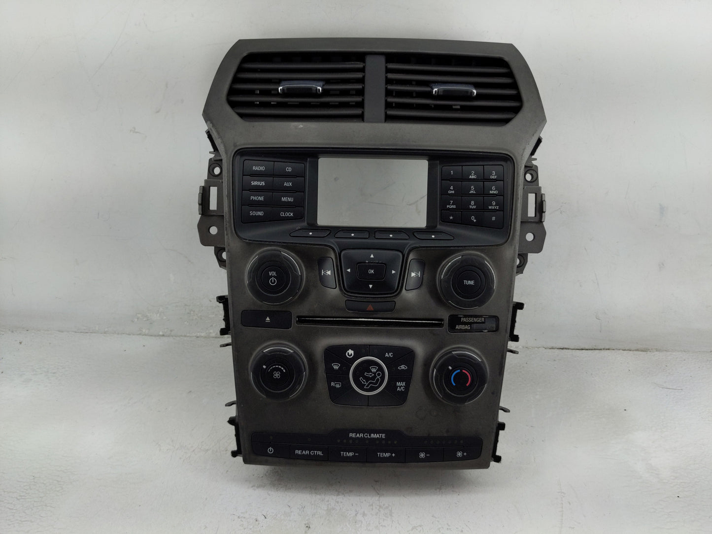2011-2013 Ford Explorer Radio AM FM Cd Player Receiver Replacement P/N:10007582-11 BB5T-18A802-AG Fits Fits 2011 2012 2013 O