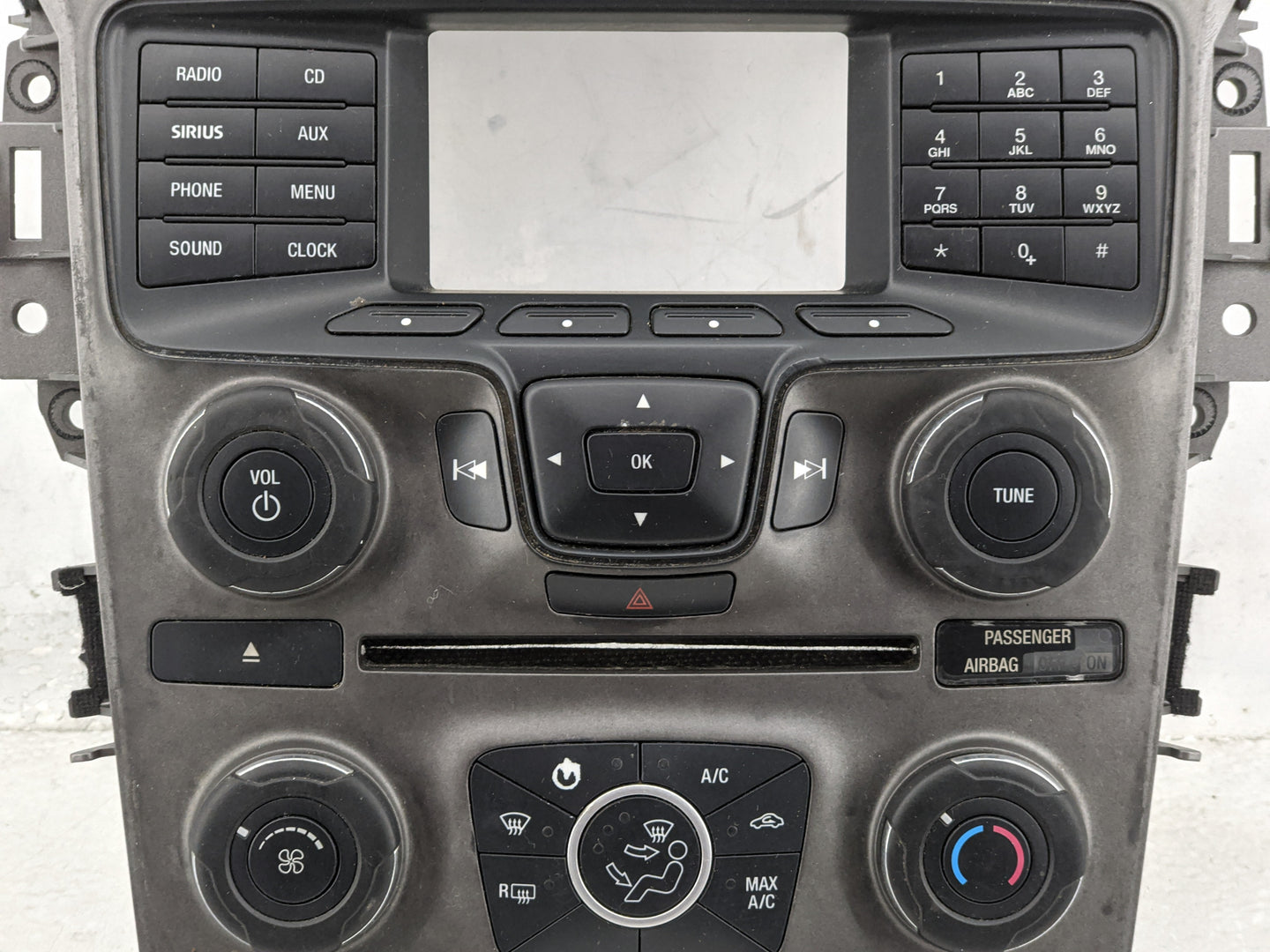 2011-2013 Ford Explorer Radio AM FM Cd Player Receiver Replacement P/N:10007582-11 BB5T-18A802-AG Fits Fits 2011 2012 2013 O