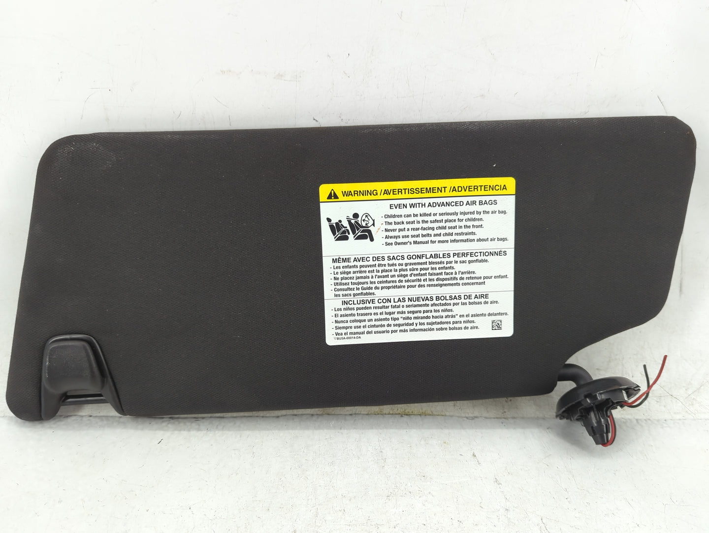 2011-2015 Ford Explorer Sun Visor Shade Replacement Passenger Right Mirror Fits Fits 2011 2012 2013 2014 2015 OEM Used Auto 