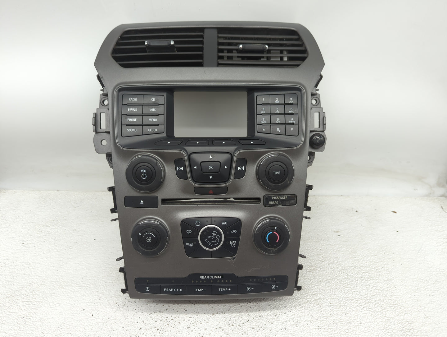 2014-2015 Ford Explorer Radio AM FM Cd Player Receiver Replacement P/N:EB5T-18A802-AB Fits Fits 2014 2015 OEM Used Auto Part