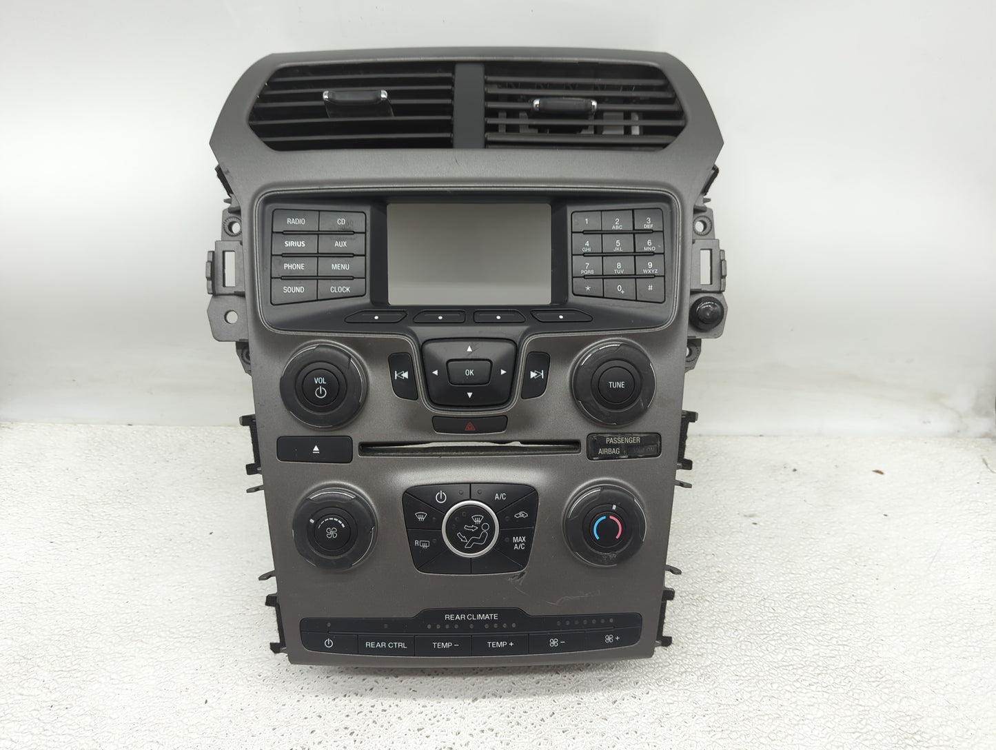 2014-2015 Ford Explorer Radio AM FM Cd Player Receiver Replacement P/N:EB5T-18A802-AB Fits Fits 2014 2015 OEM Used Auto Part