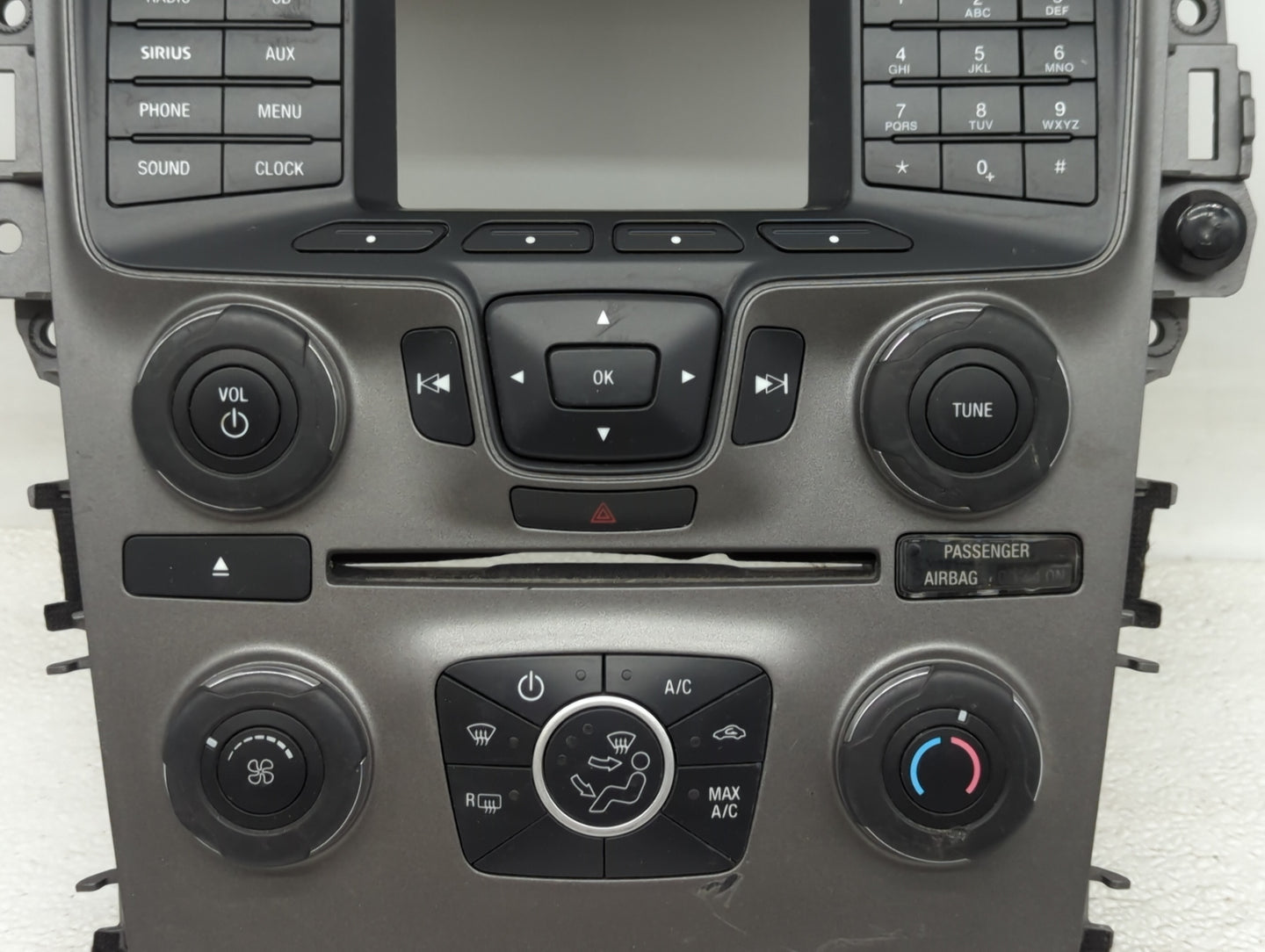 2014-2015 Ford Explorer Radio AM FM Cd Player Receiver Replacement P/N:EB5T-18A802-AB Fits Fits 2014 2015 OEM Used Auto Part