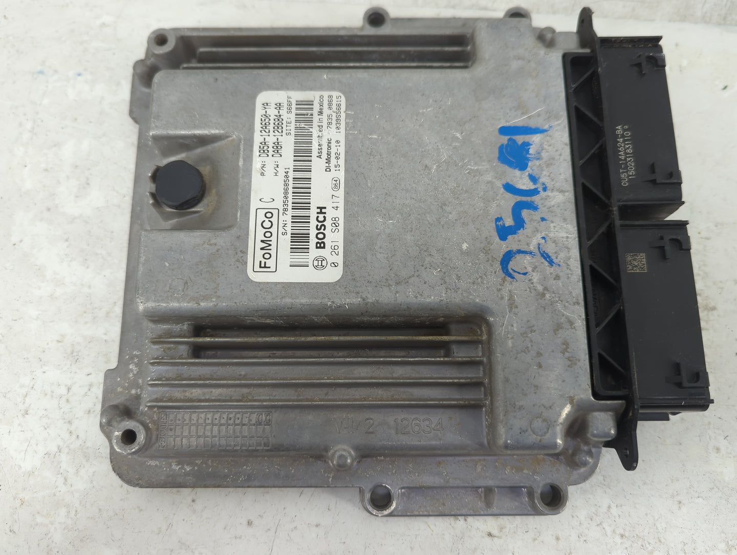 2013-2015 Ford Explorer PCM Engine Control Computer ECU ECM PCU OEM P/N:DB5A-12A650-YA Fits OEM Used Auto Parts - Oemusedaut