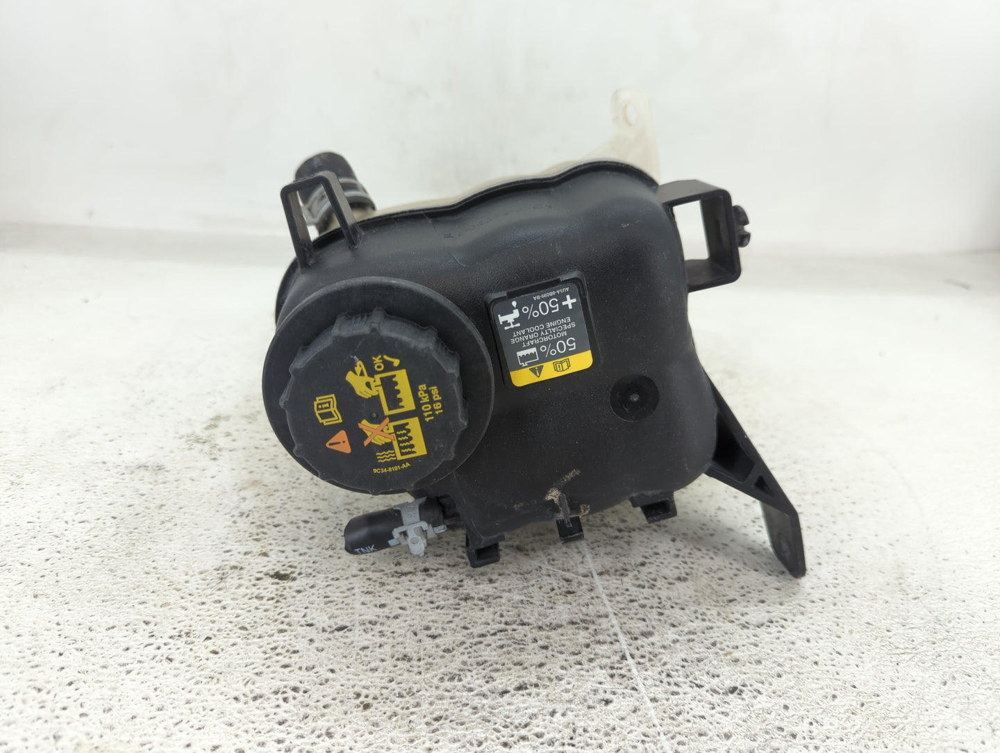 Ford Explorer Radiator Coolant Overflow Expansion Tank Bottle Black - Oemusedautoparts1.com