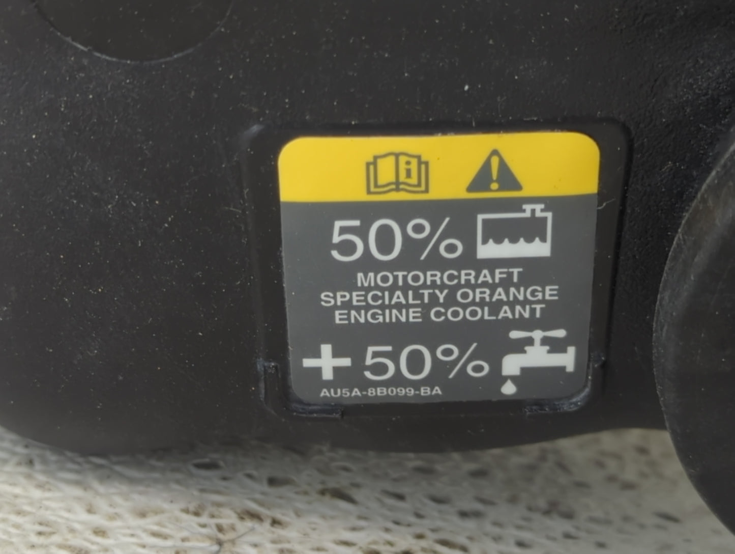 Ford Explorer Radiator Coolant Overflow Expansion Tank Bottle Black - Oemusedautoparts1.com