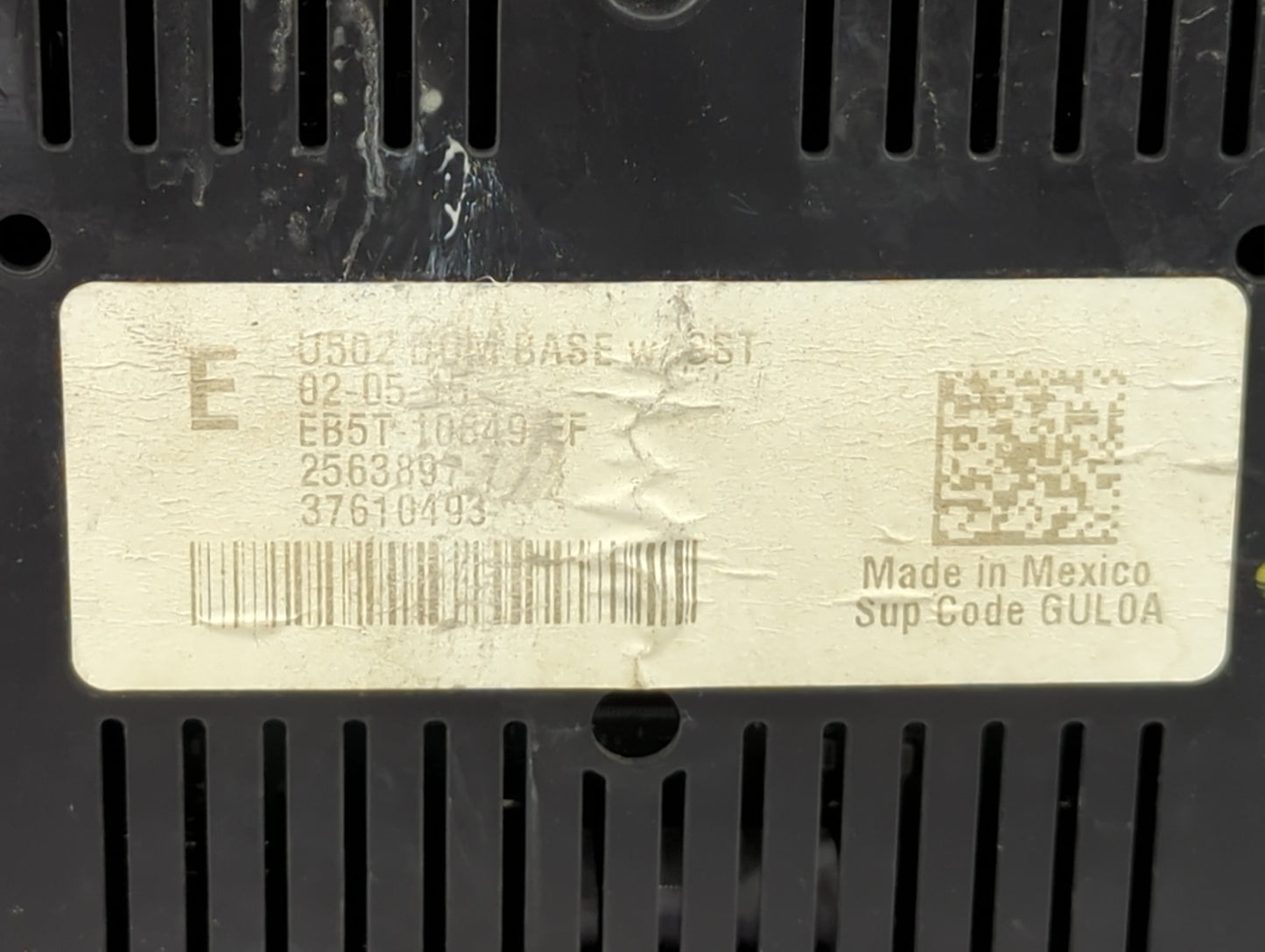 2014-2015 Ford Explorer Instrument Cluster Speedometer Gauges P/N:EB5T-10849-EF 2563897, 37610493 Fits Fits 2014 2015 OEM Us