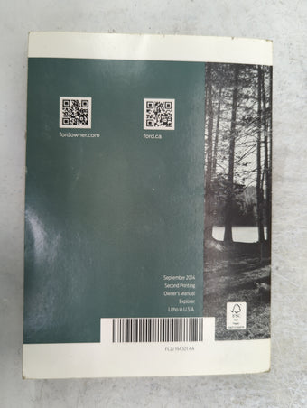 compare product 2015 Ford Explorer Owners Manual Book Guide P/N:FL2J19A321AA FL2J19G217AA OEM Used Auto Parts