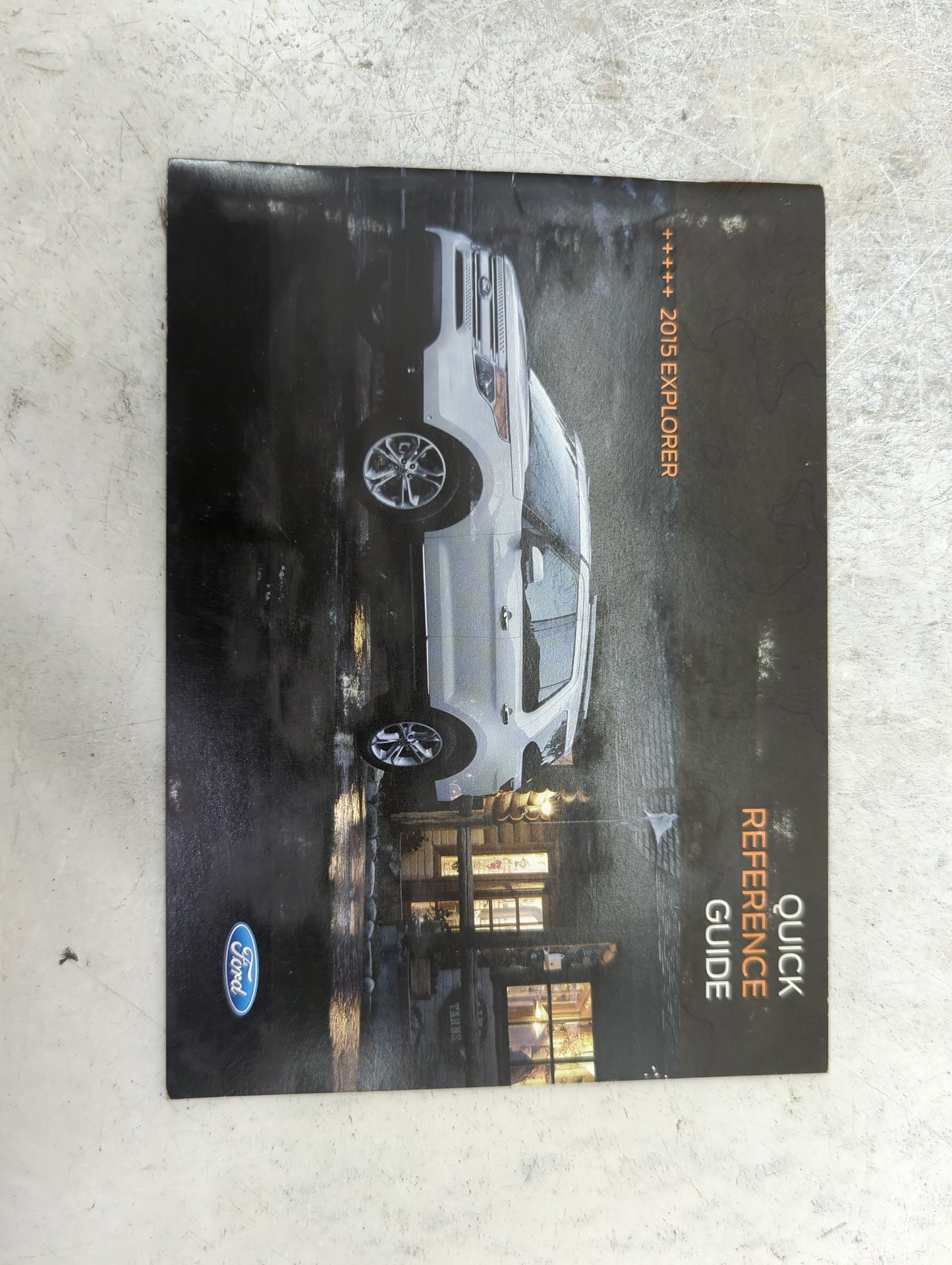 2015 Ford Explorer Owners Manual Book Guide P/N:FL2J19A321AA FL2J19G217AA OEM Used Auto Parts - Oemusedautoparts1.com