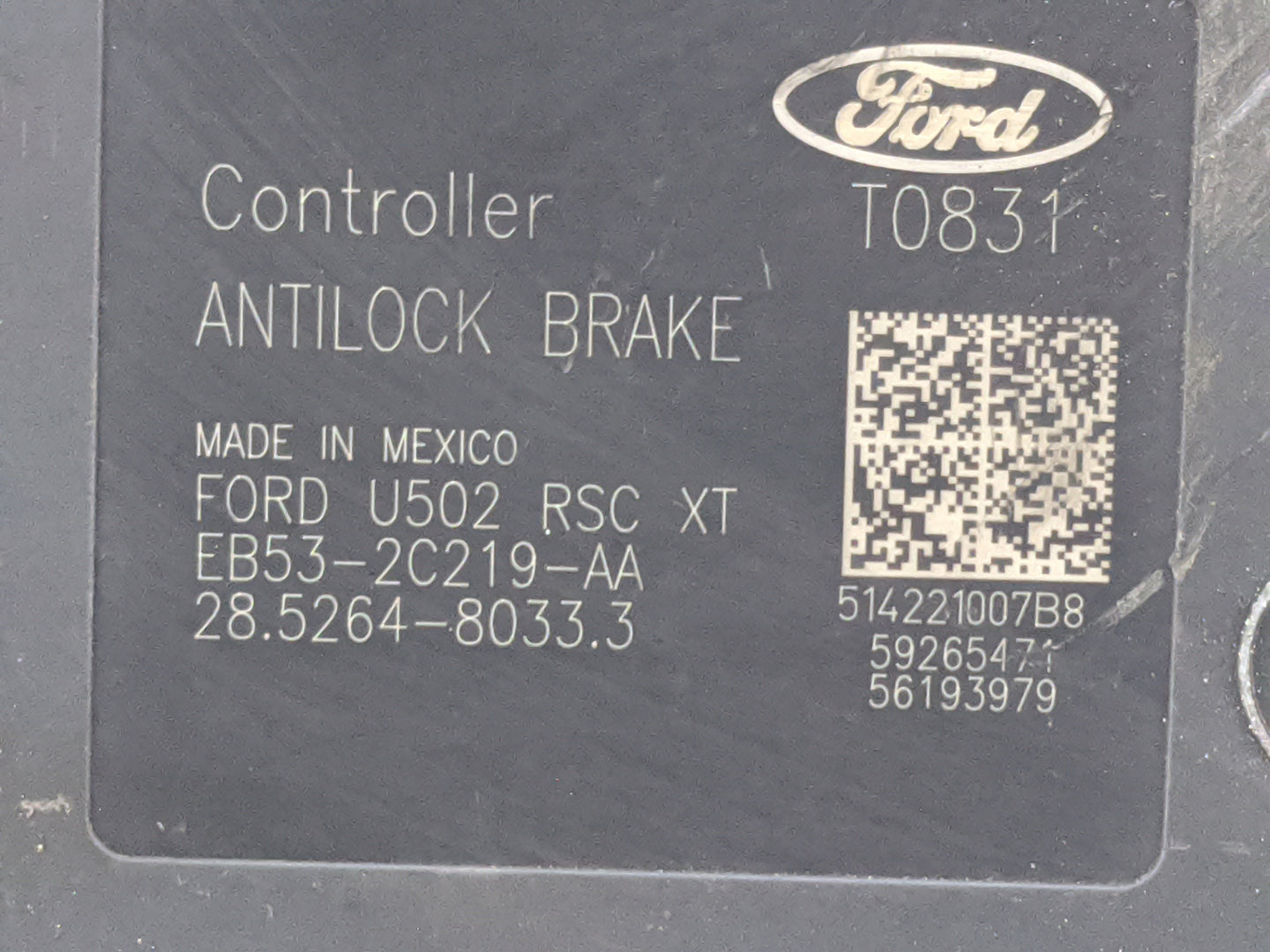 2014-2015 Ford Explorer ABS Pump Control Module Replacement P/N:EB53-2C405-AA EB53-2C219-AA, 28.5264-8033.3 Fits Fits 2014 2
