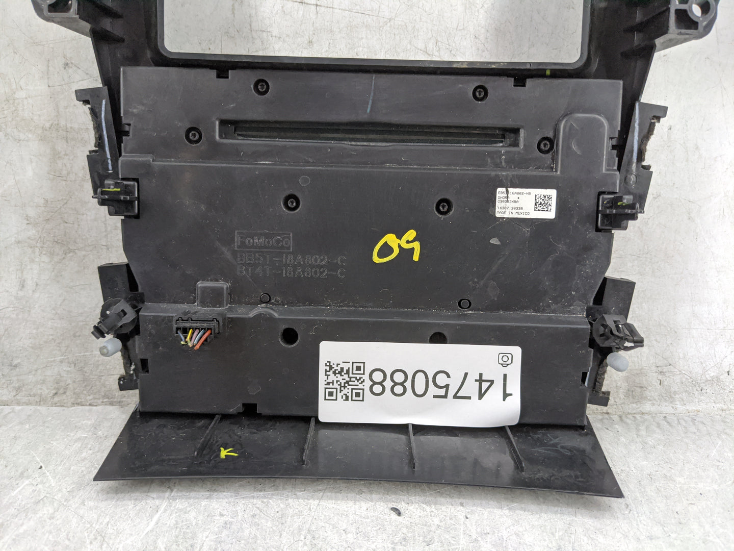 2015 Ford Explorer Radio Control Panel 1475088 - Oemusedautoparts1.com