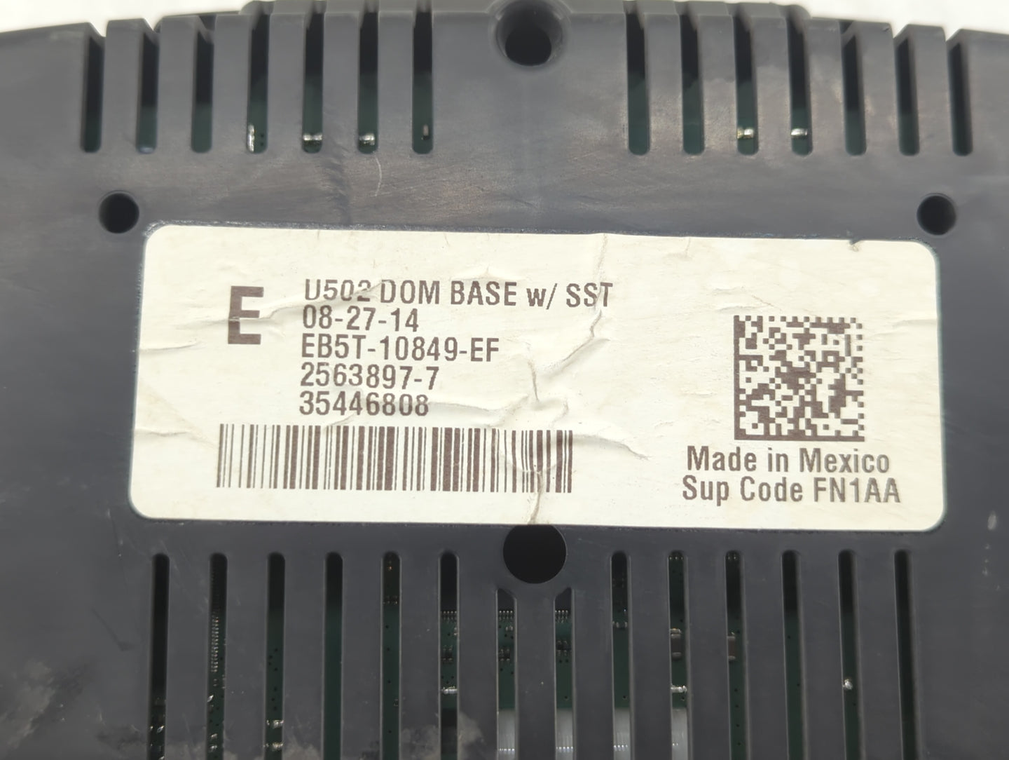 2014-2015 Ford Explorer Instrument Cluster Speedometer Gauges P/N:EB5T-10849-EC EB5T-10849-ED, EB5T-10849-EF Fits Fits 2014 