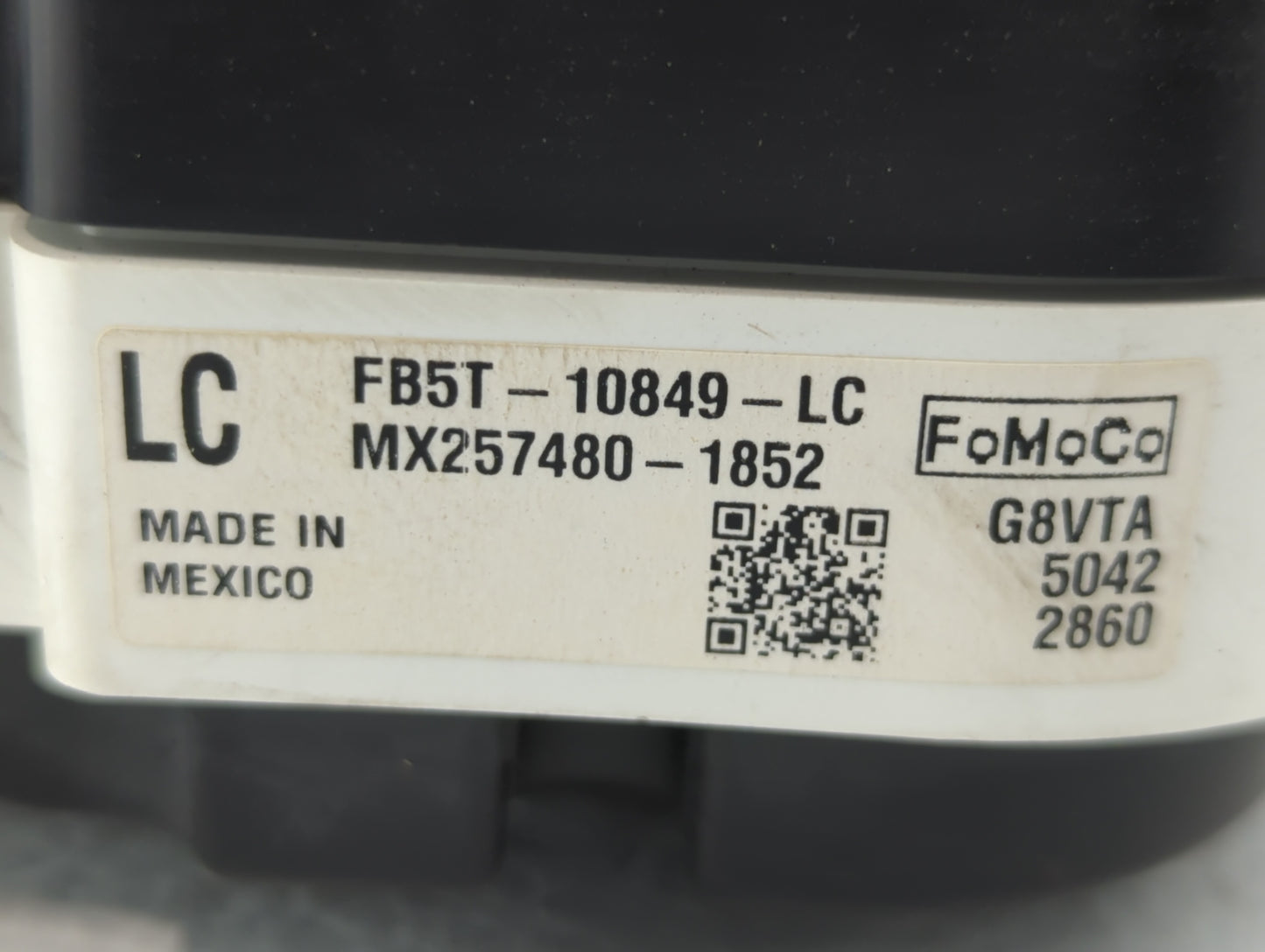 2015 Ford Explorer Instrument Cluster Speedometer Gauges P/N:FB5T-10849-LC Fits OEM Used Auto Parts - Oemusedautoparts1.com