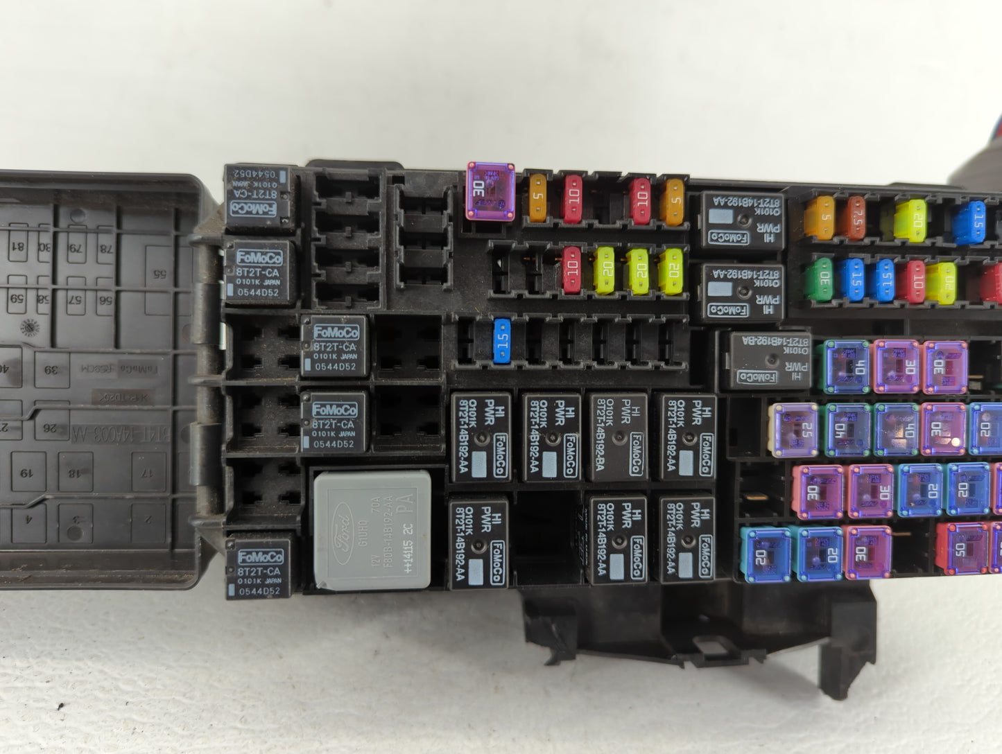 2014-2015 Ford Explorer Fusebox Fuse Box Panel Relay Module P/N:BT4T-14A003-AA Fits Fits 2014 2015 OEM Used Auto Parts - Oem