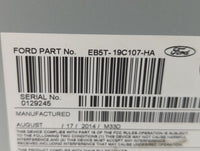 2014-2017 Ford Explorer Radio AM FM Cd Player Receiver Replacement P/N:EB5T-19C107-HA Fits Fits 2014 2015 2016 2017 OEM Used