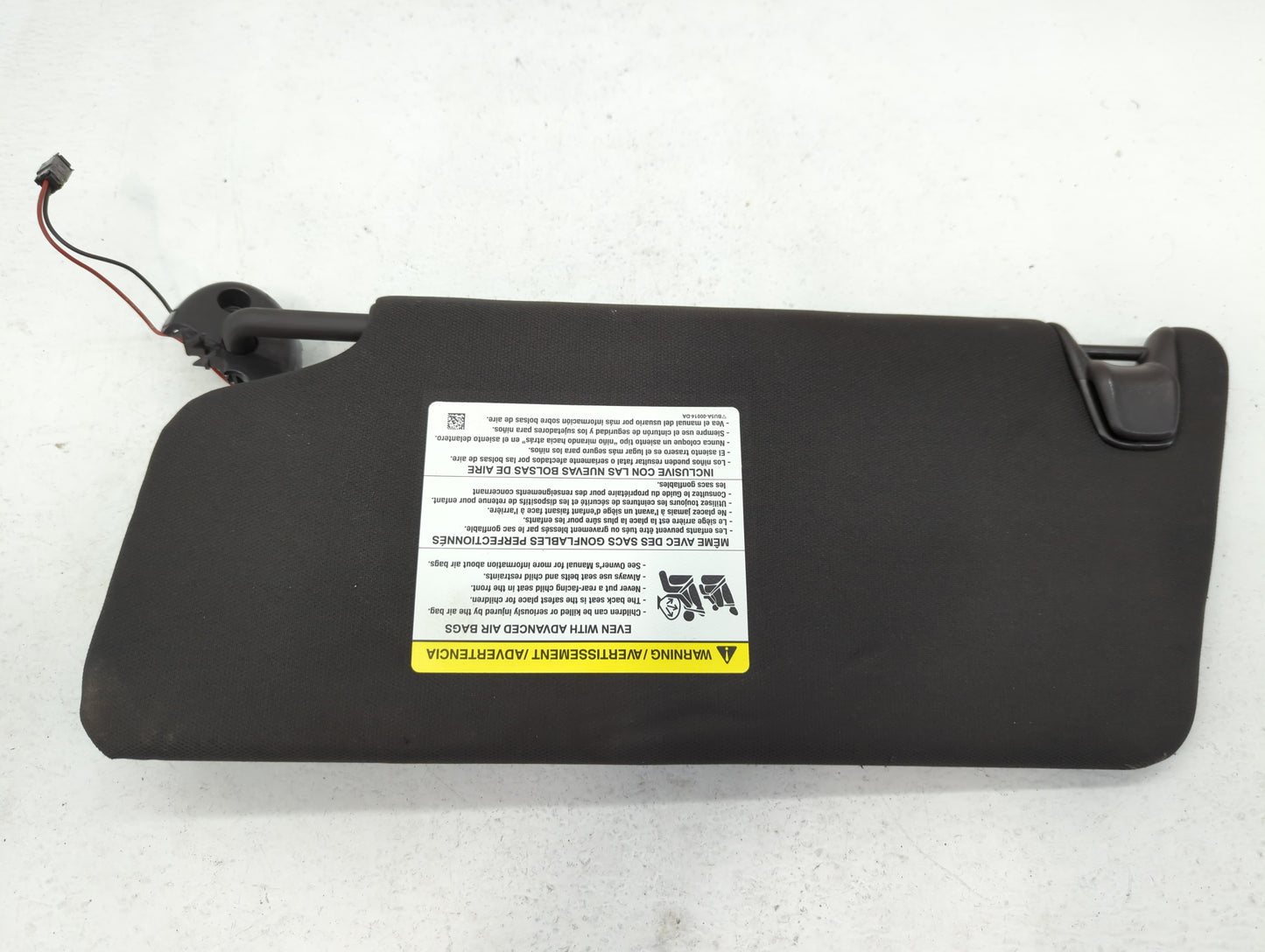 2011-2015 Ford Explorer Sun Visor Shade Replacement Passenger Right Mirror Fits Fits 2011 2012 2013 2014 2015 OEM Used Auto 