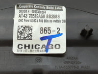 2015 Ford Explorer Overhead Roof Console - Oemusedautoparts1.com