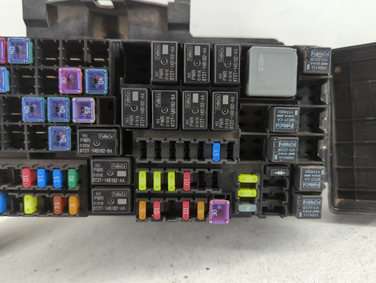 2014-2015 Ford Explorer Fusebox Fuse Box Panel Relay Module P/N:BT4T-14A003-AA Fits Fits 2014 2015 OEM Used Auto Parts - Oem