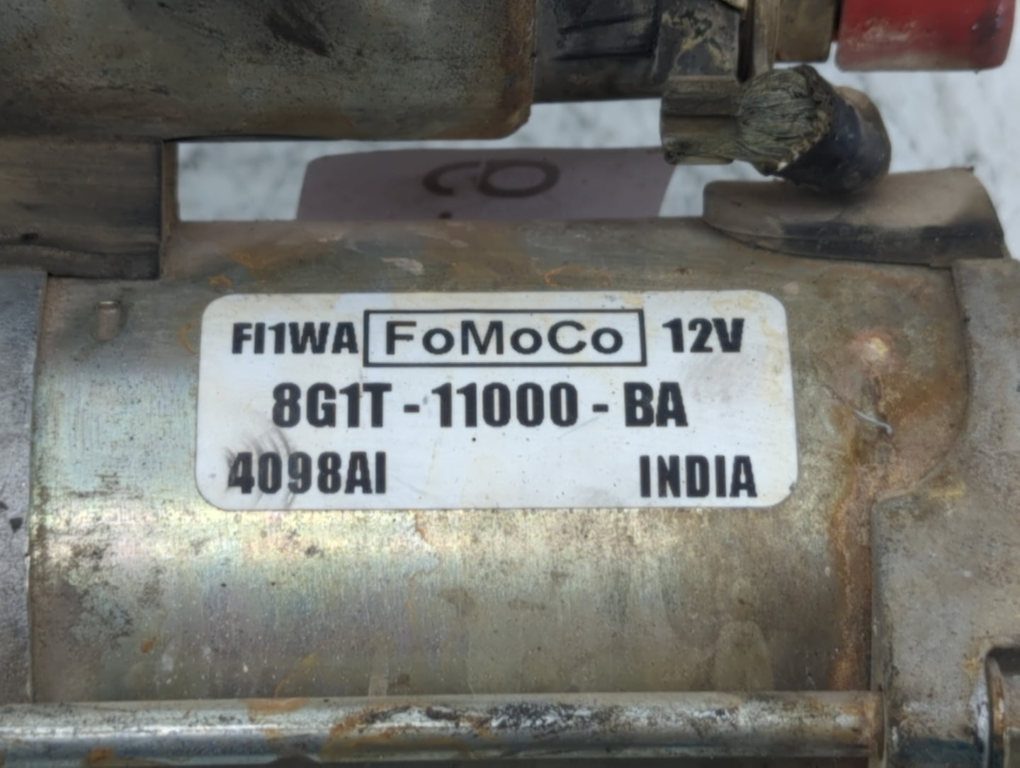 2011-2019 Ford Explorer Car Starter Motor Solenoid OEM P/N:8G1T-11000-BA Fits OEM Used Auto Parts - Oemusedautoparts1.com