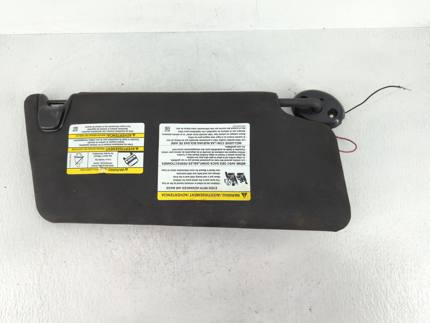 2011-2015 Ford Explorer Sun Visor Shade Replacement Driver Left Mirror Fits Fits 2011 2012 2013 2014 2015 OEM Used Auto Part