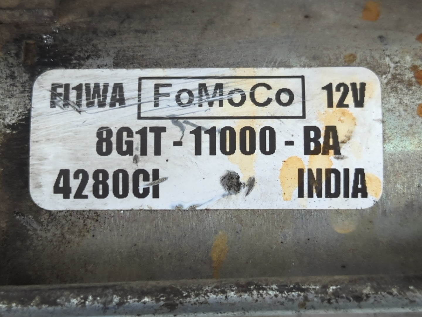 2011-2019 Ford Explorer Car Starter Motor Solenoid OEM P/N:4280CI 8G1T-11000-BA Fits OEM Used Auto Parts - Oemusedautoparts1