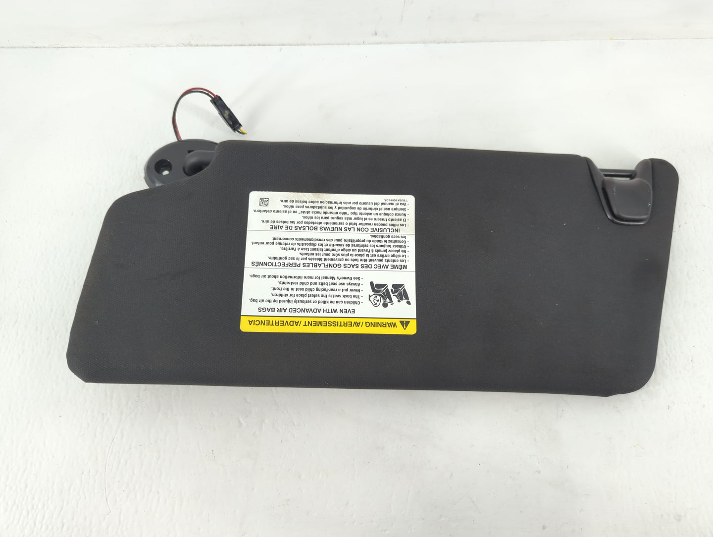 2011-2015 Ford Explorer Sun Visor Shade Replacement Passenger Right Mirror Fits Fits 2011 2012 2013 2014 2015 OEM Used Auto 