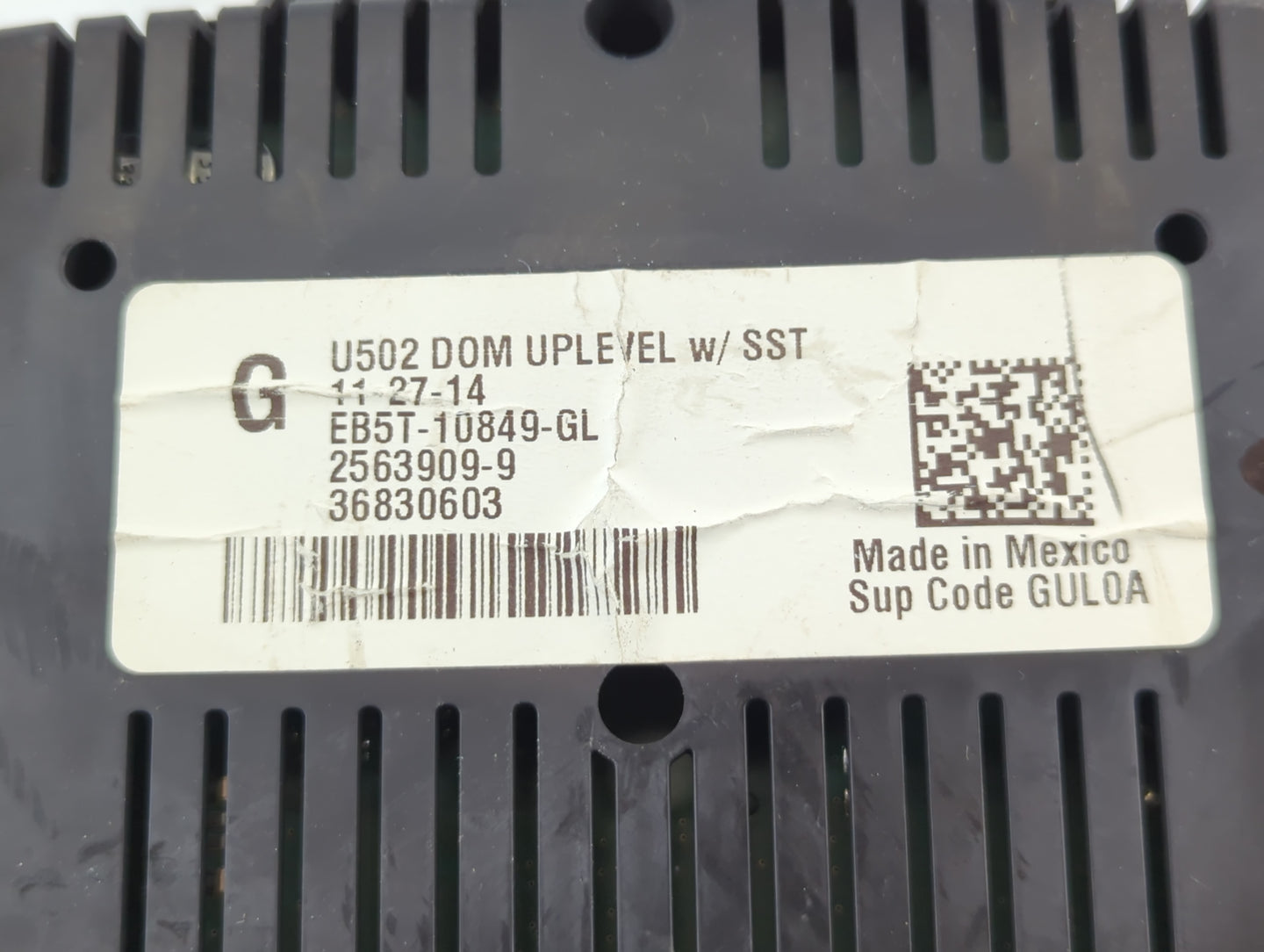 2014-2015 Ford Explorer Instrument Cluster Speedometer Gauges P/N:EB5T-10849-GL Fits Fits 2014 2015 OEM Used Auto Parts - Oe
