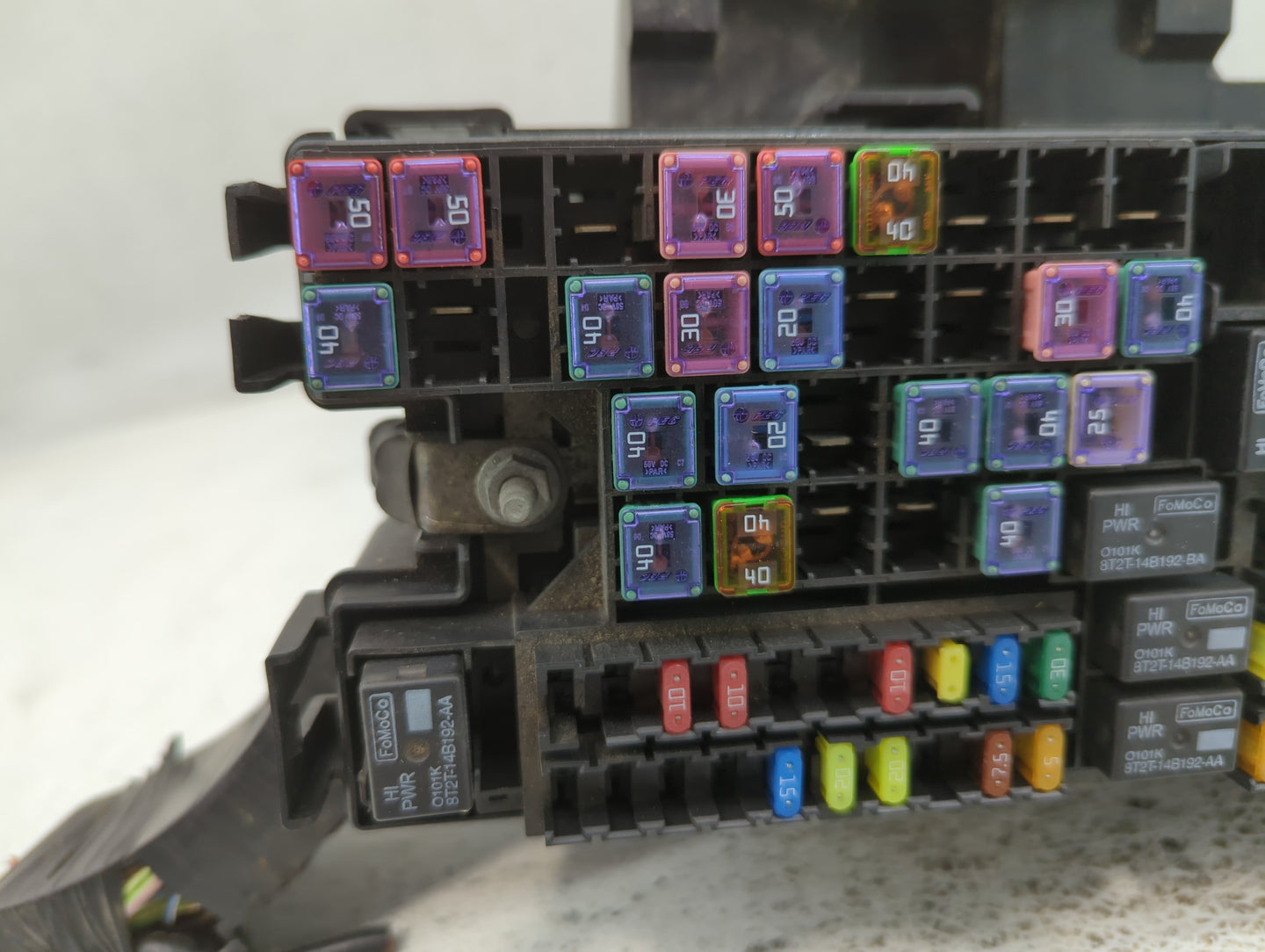 2014-2015 Ford Explorer Fusebox Fuse Box Panel Relay Module P/N:BT4T-14A003-AA Fits Fits 2014 2015 OEM Used Auto Parts - Oem