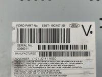 2014-2015 Ford Explorer Radio AM FM Cd Player Receiver Replacement P/N:EB5T-19C107-JB Fits Fits 2014 2015 OEM Used Auto Part