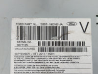 2014-2015 Ford Explorer Radio AM FM Cd Player Receiver Replacement P/N:EB5T-19C107-JA Fits Fits 2014 2015 OEM Used Auto Part