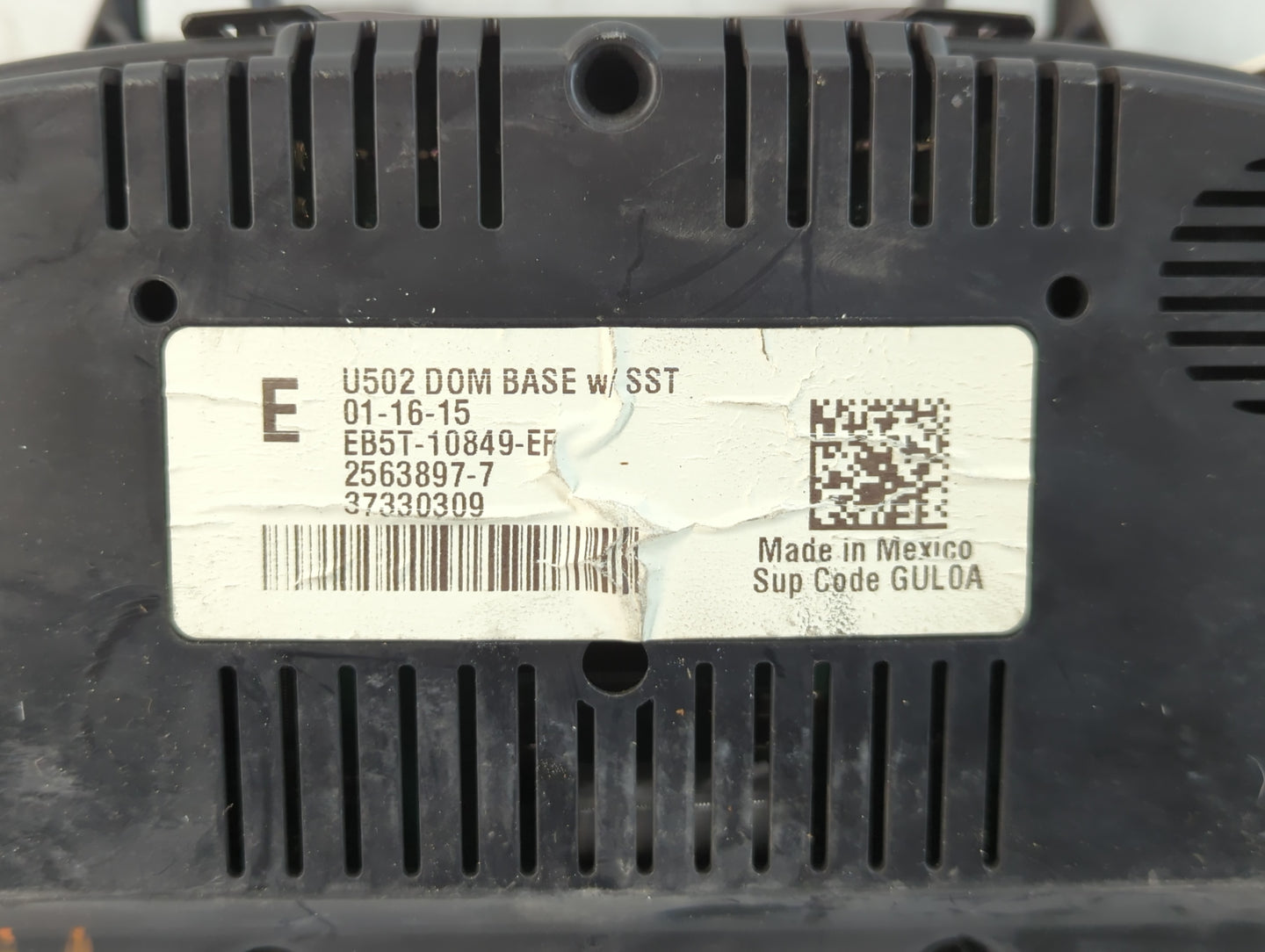 2014-2015 Ford Explorer Instrument Cluster Speedometer Gauges P/N:EB5T-10849-EF Fits Fits 2014 2015 OEM Used Auto Parts - Oe