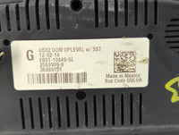 2014-2015 Ford Explorer Instrument Cluster Speedometer Gauges P/N:EB5T-10849-GL Fits Fits 2014 2015 OEM Used Auto Parts - Oe