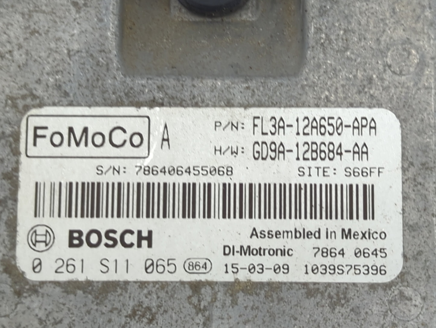 2015-2017 Ford F-150 PCM Engine Control Computer ECU ECM PCU OEM P/N:FL3A-12A650-APA GD9A-12B684-AA Fits OEM Used Auto Parts