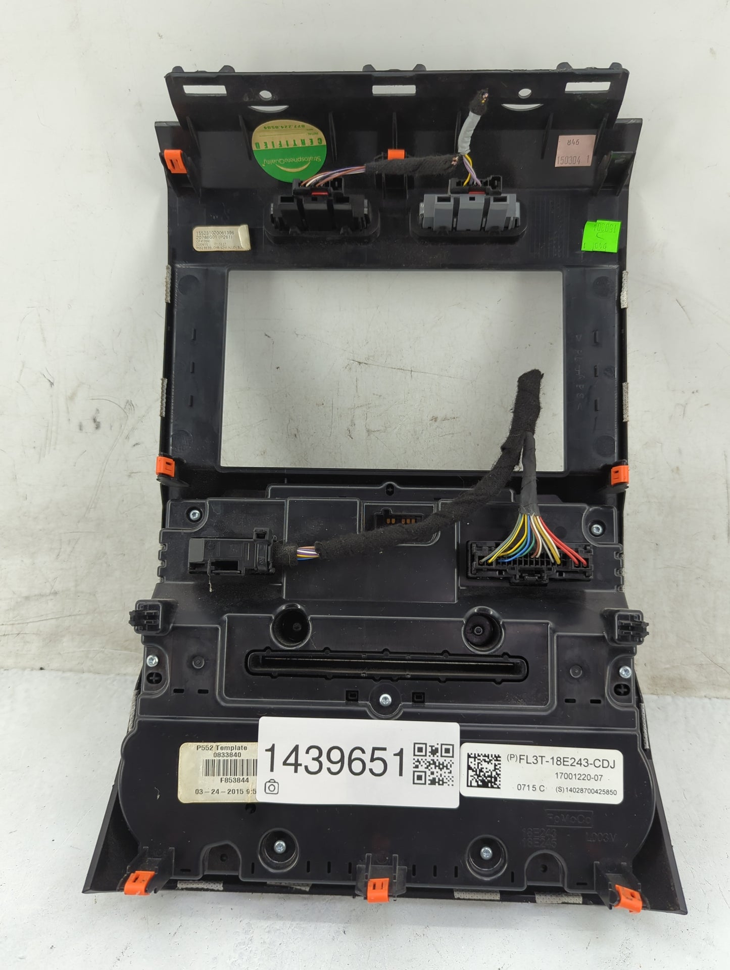 2015-2015 Ford F-150 Radio Control Panel - Oemusedautoparts1.com