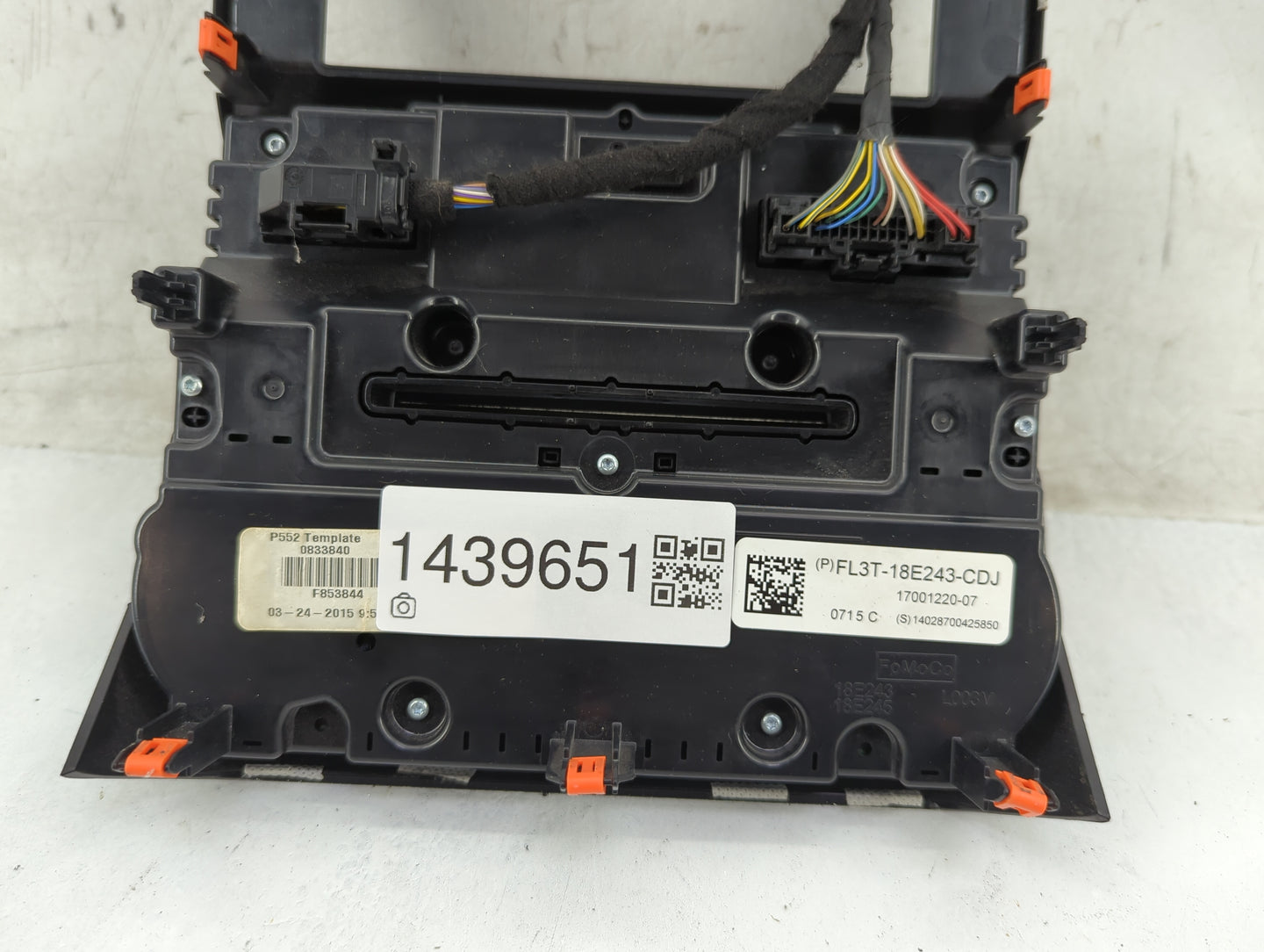 2015-2015 Ford F-150 Radio Control Panel - Oemusedautoparts1.com