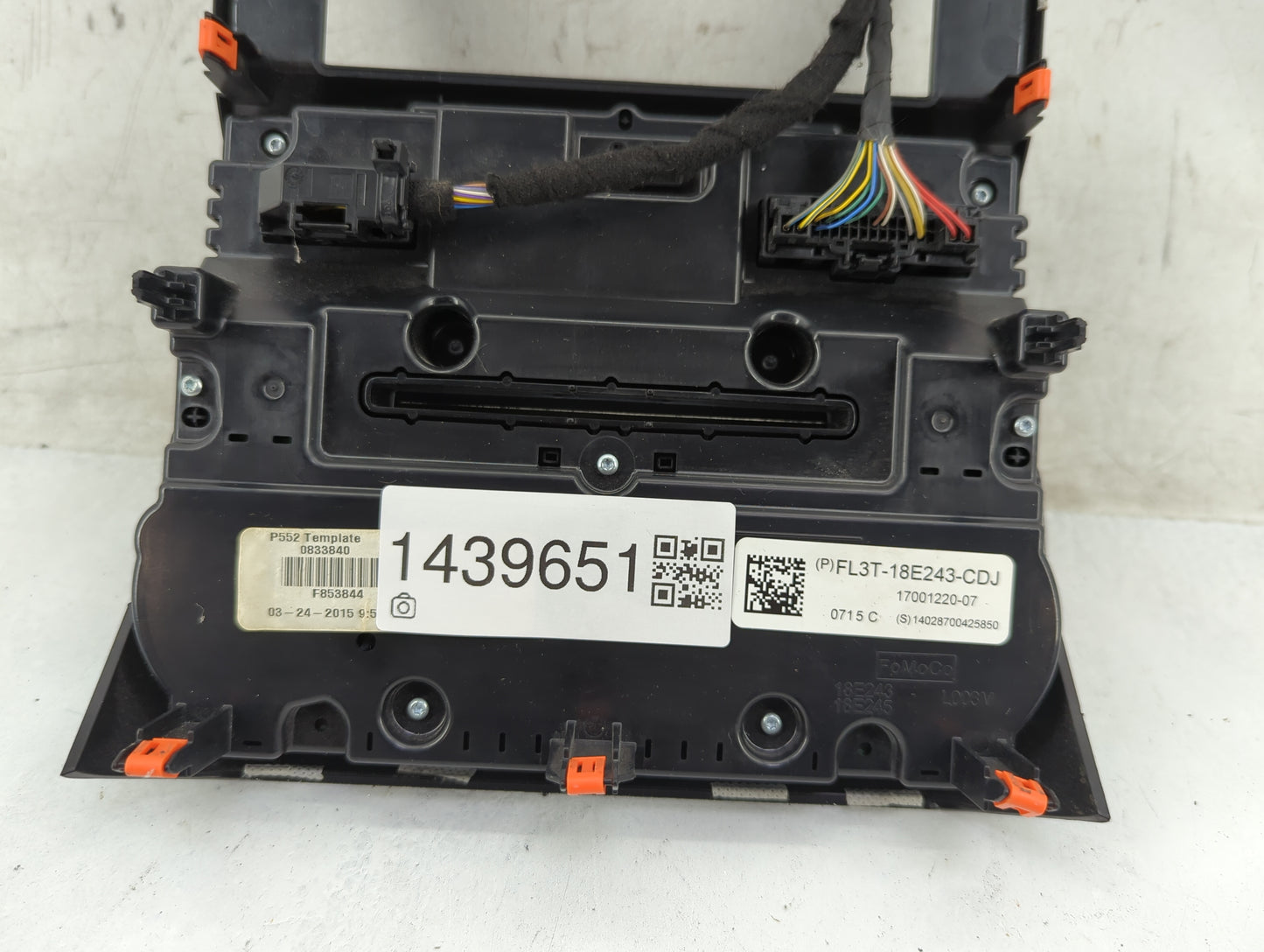 2015-2015 Ford F-150 Radio Control Panel - Oemusedautoparts1.com