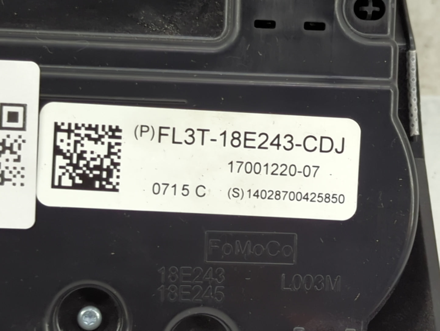 2015-2015 Ford F-150 Radio Control Panel - Oemusedautoparts1.com