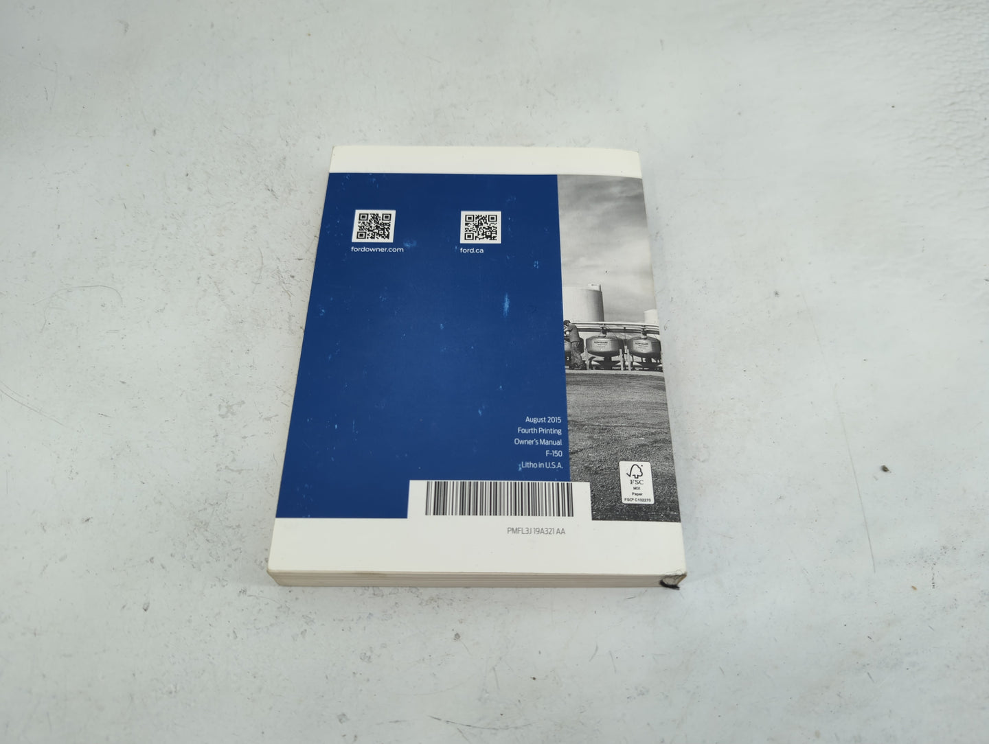 2015 Ford F-150 Owners Manual Book Guide P/N:20150724195722 PMFL3J19A321AA OEM Used Auto Parts - Oemusedautoparts1.com