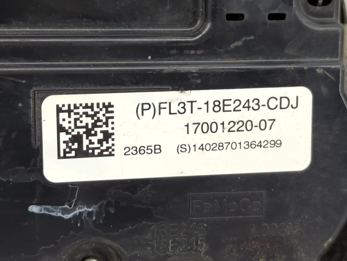 2015-2015 Ford F-150 Radio Control Panel 1464440 - Oemusedautoparts1.com