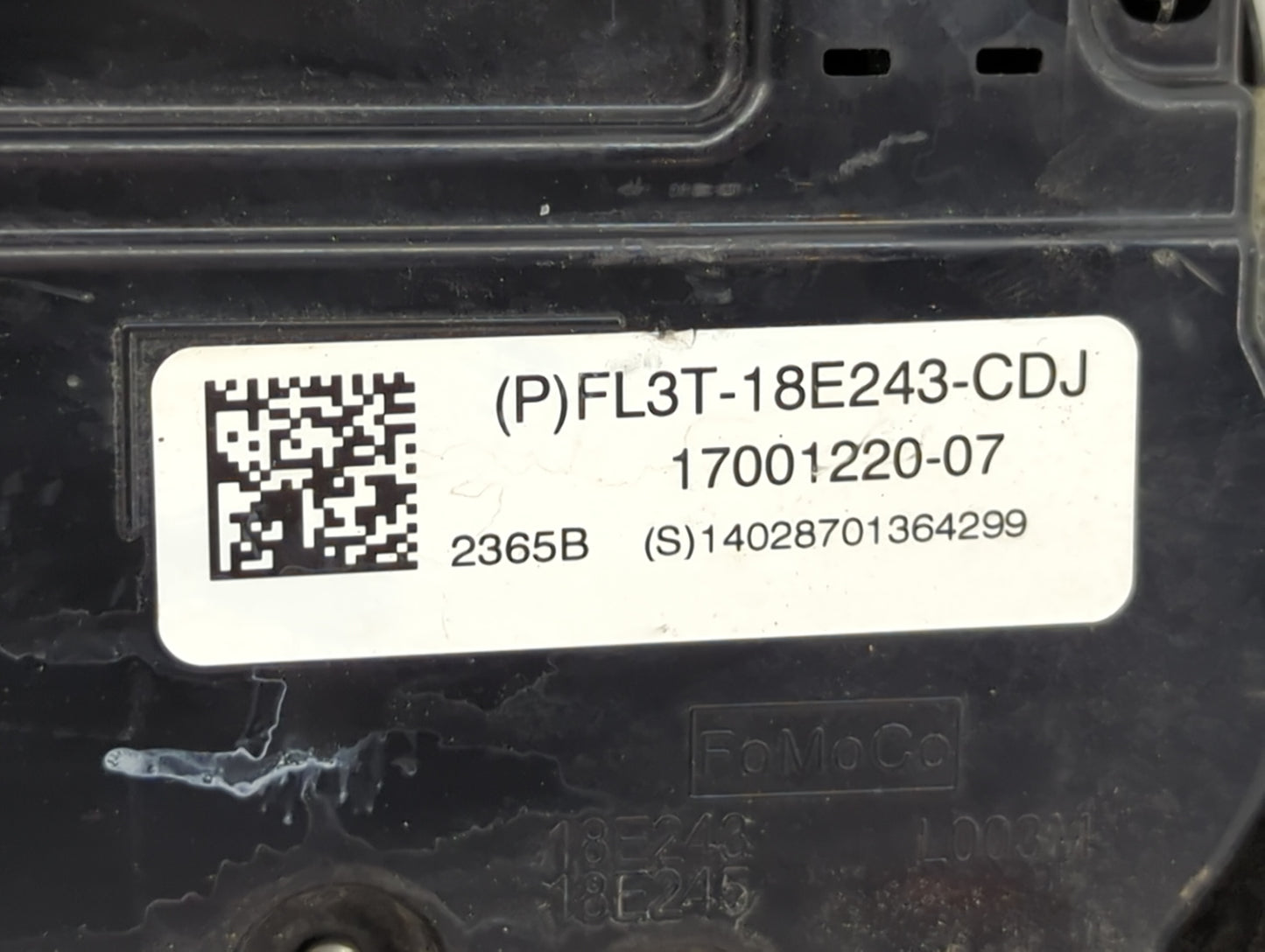 2015-2015 Ford F-150 Radio Control Panel 1464440 - Oemusedautoparts1.com