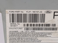 2015-2016 Ford F-150 Radio AM FM Cd Player Receiver Replacement P/N:PU-3611P-B FL3T-19C107-JG Fits Fits 2015 2016 OEM Used A