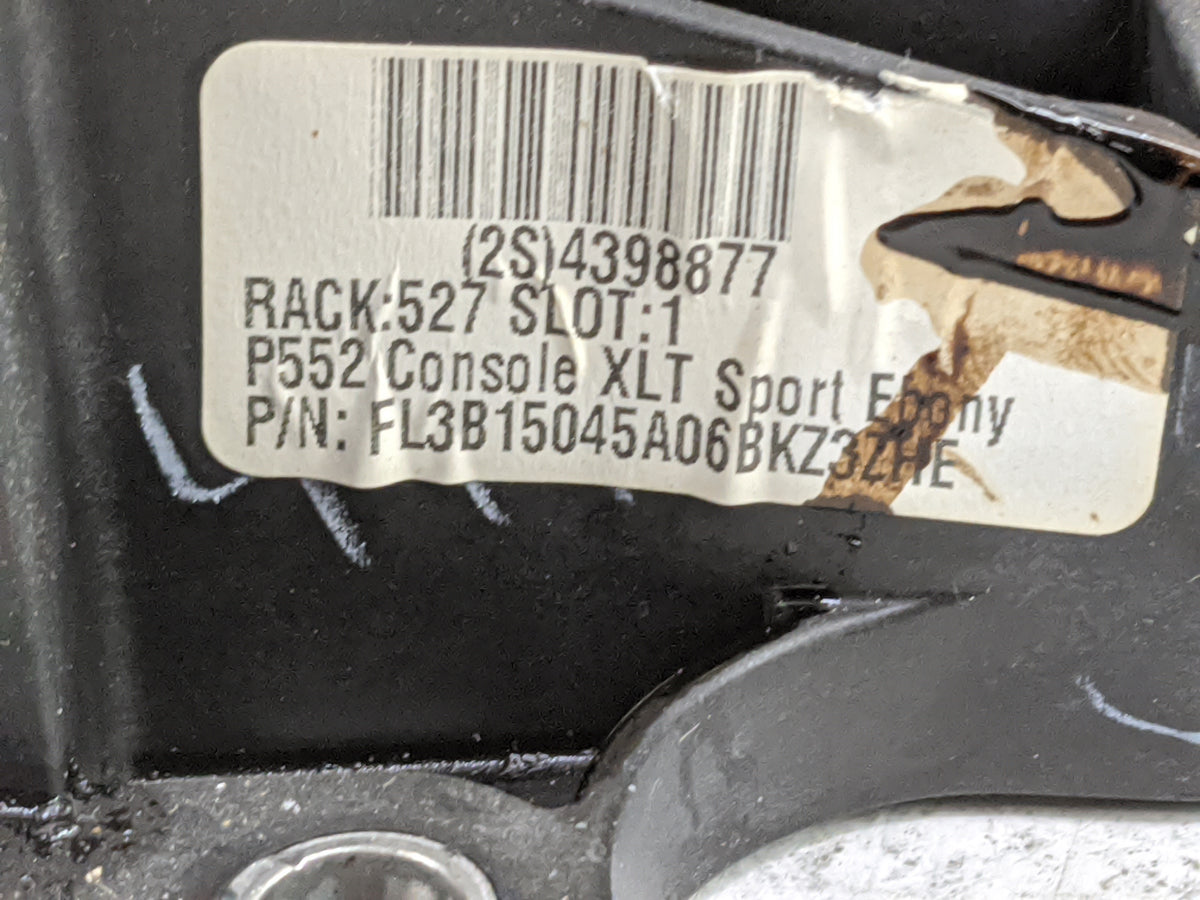 2015 Ford F-150 Floor Console Assembly Shifter Black - Oemusedautoparts1.com